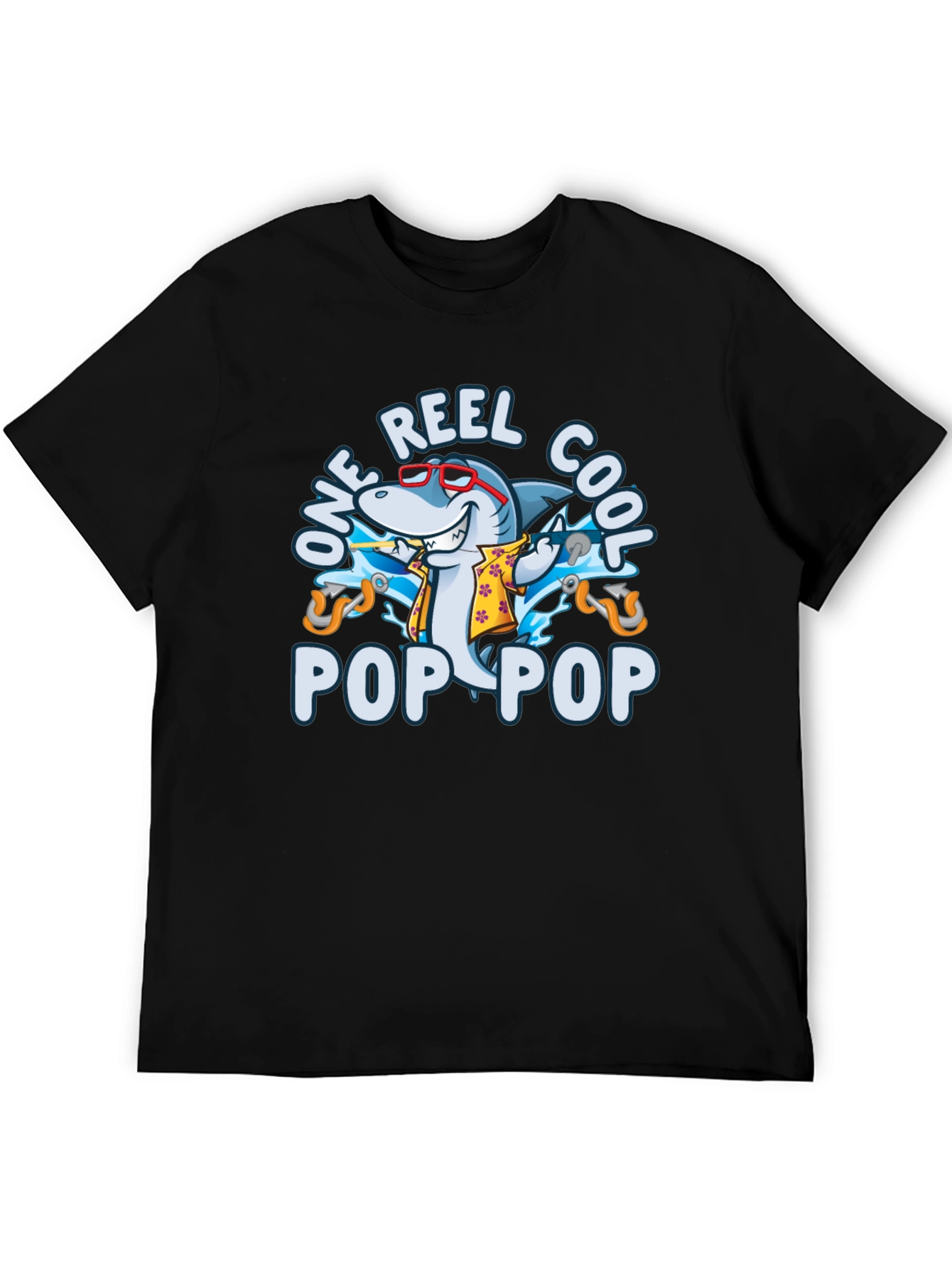 Cool Pop Pop Shark T-Shirt