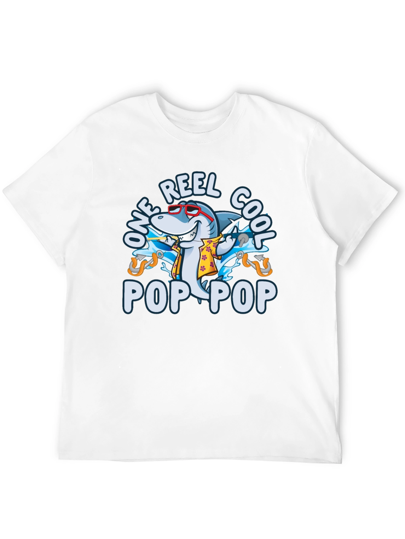 Cool Pop Pop Shark T-Shirt