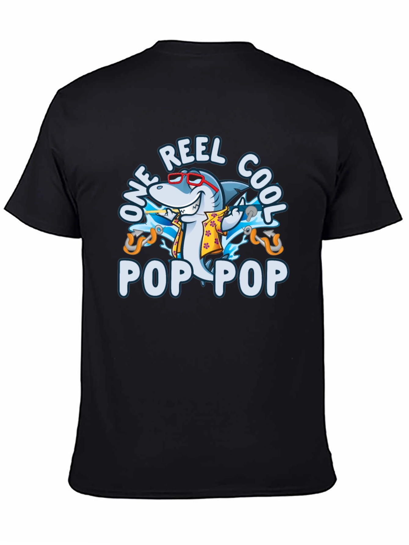 Cool Pop Pop Shark T-Shirt