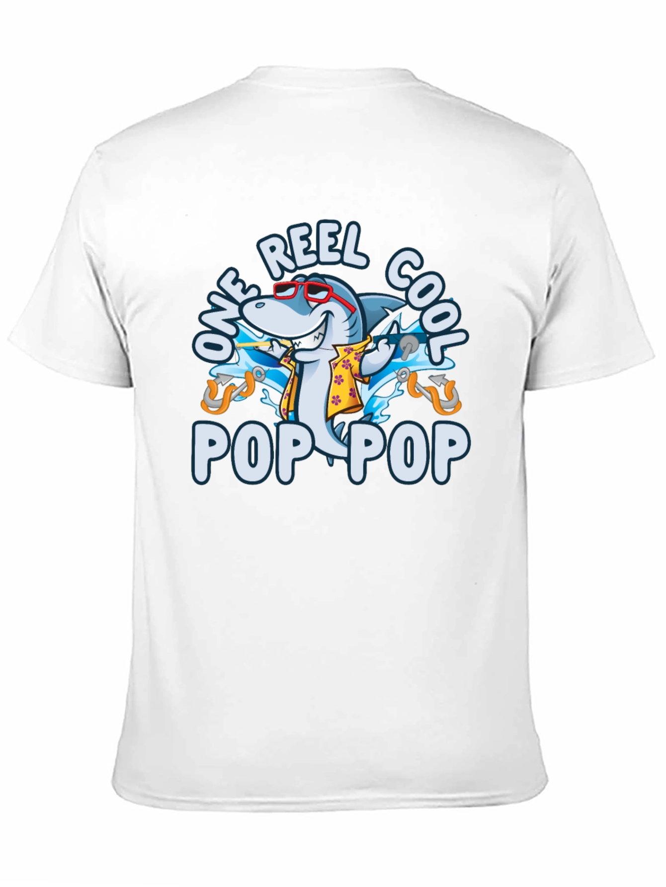 Cool Pop Pop Shark T-Shirt