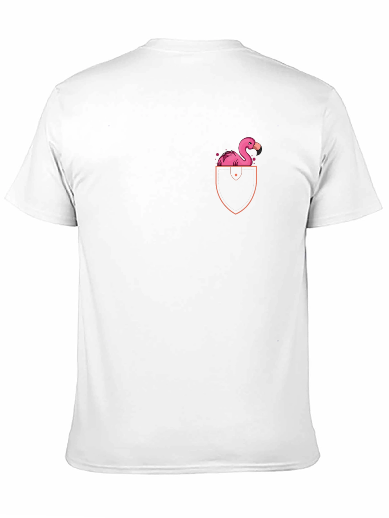 Flamingo Pocket Tee - Casual Style