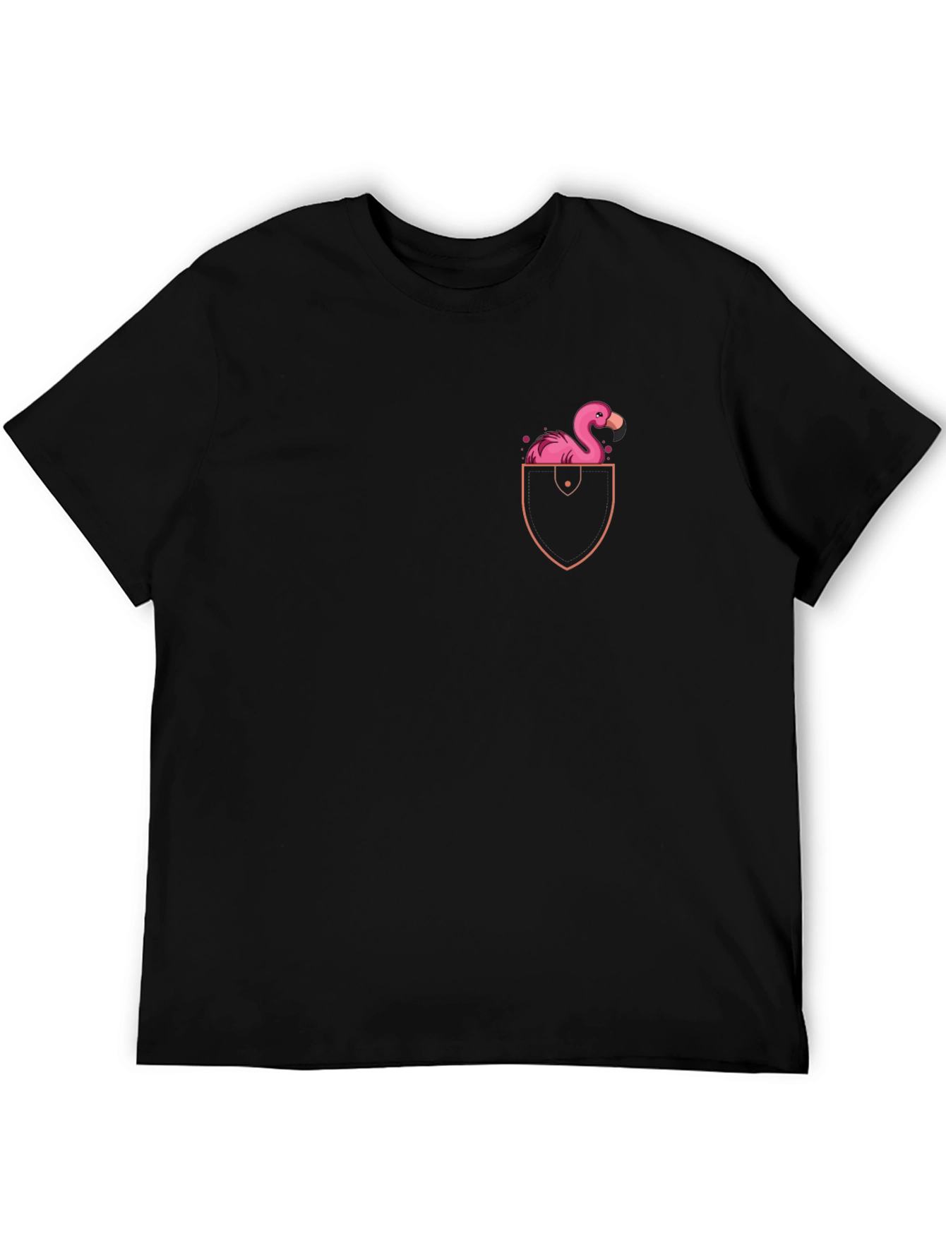 Flamingo Pocket Tee - Casual Style