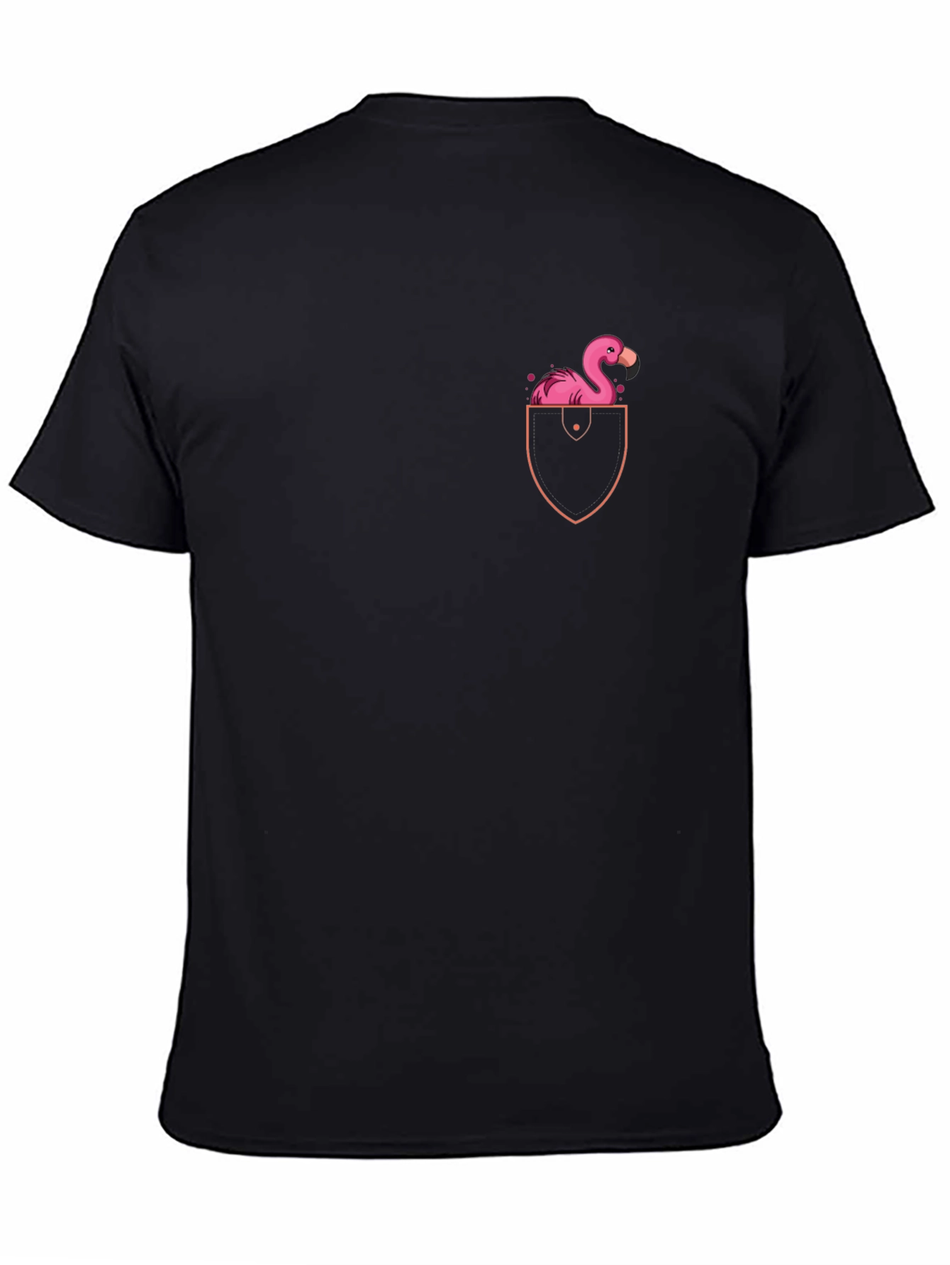 Flamingo Pocket Tee - Casual Style