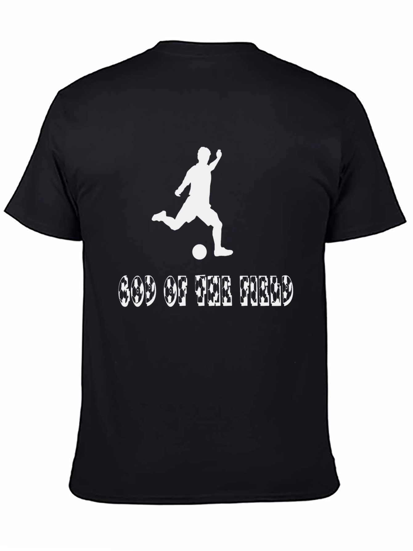 God of the Field Soccer T-Shirt - Black