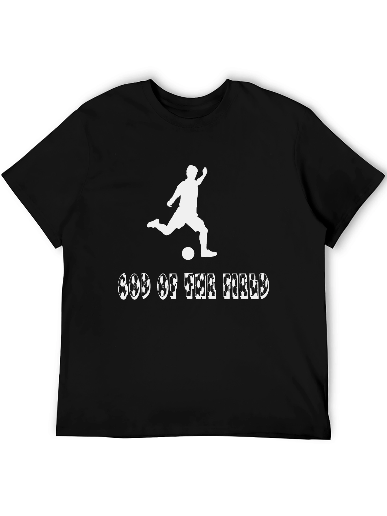 God of the Field Soccer T-Shirt - Black