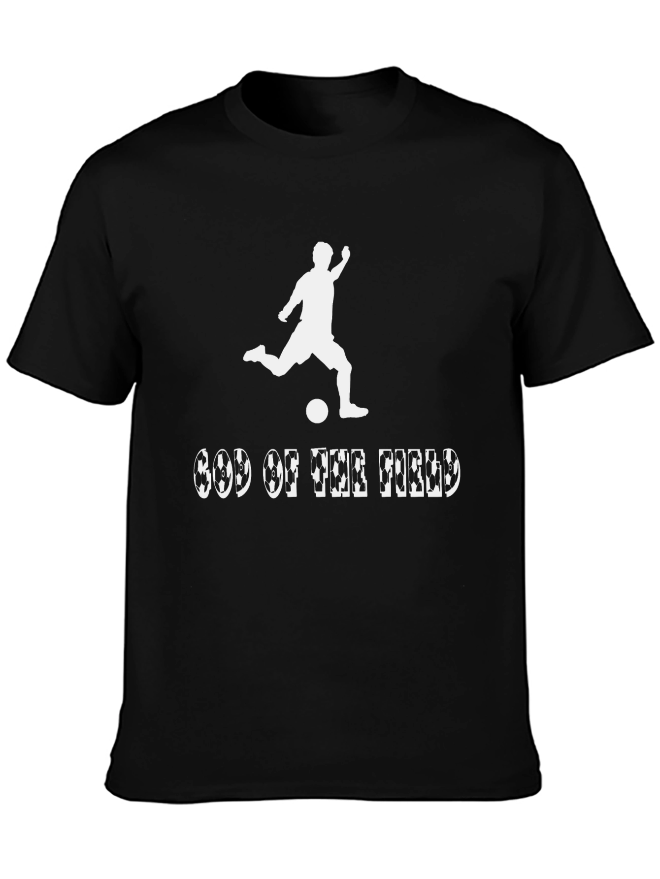 God of the Field Soccer T-Shirt - Black