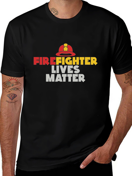 Firefighter Lives Matter Graphic Tee