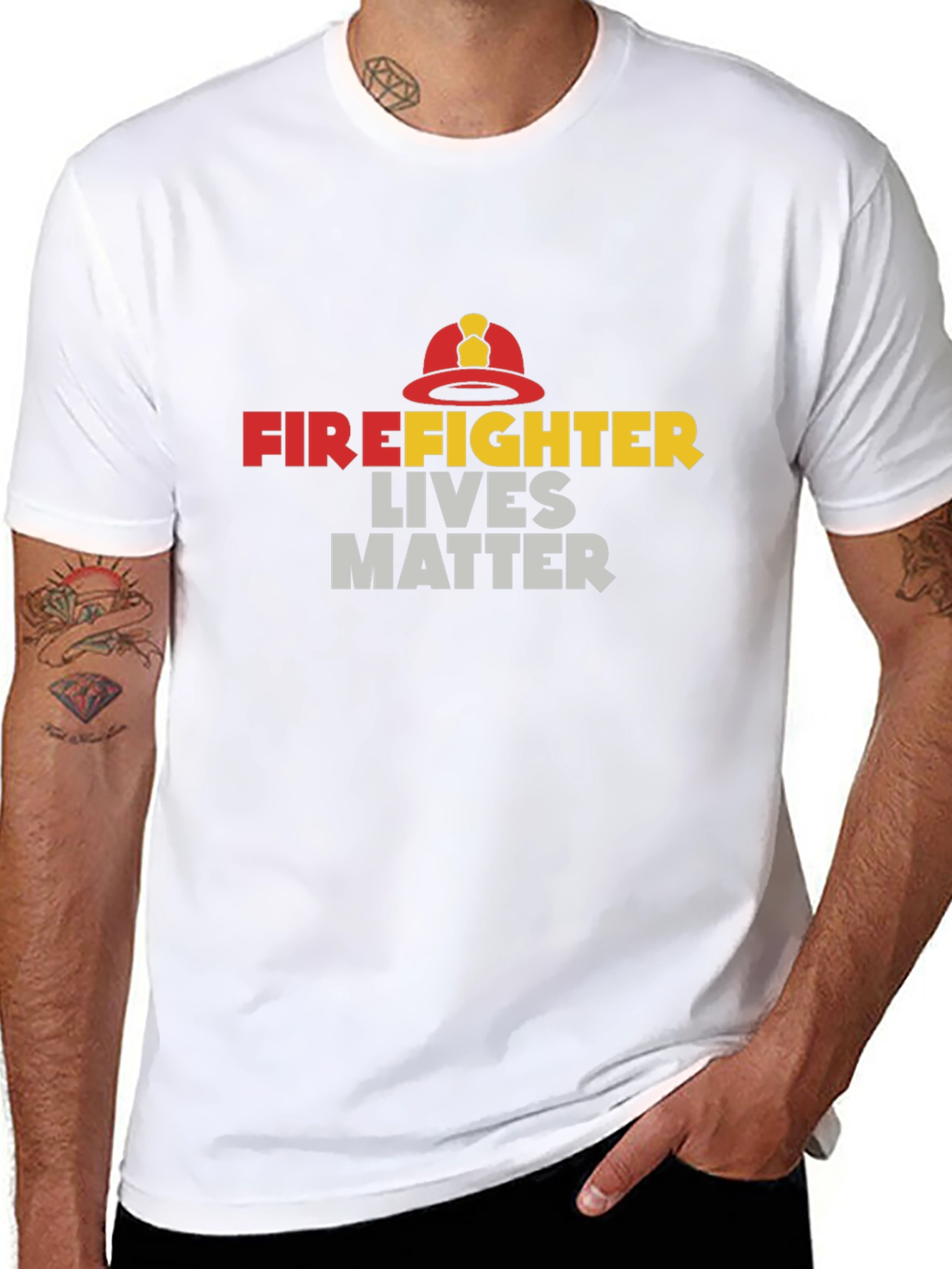 Firefighter Lives Matter Graphic Tee