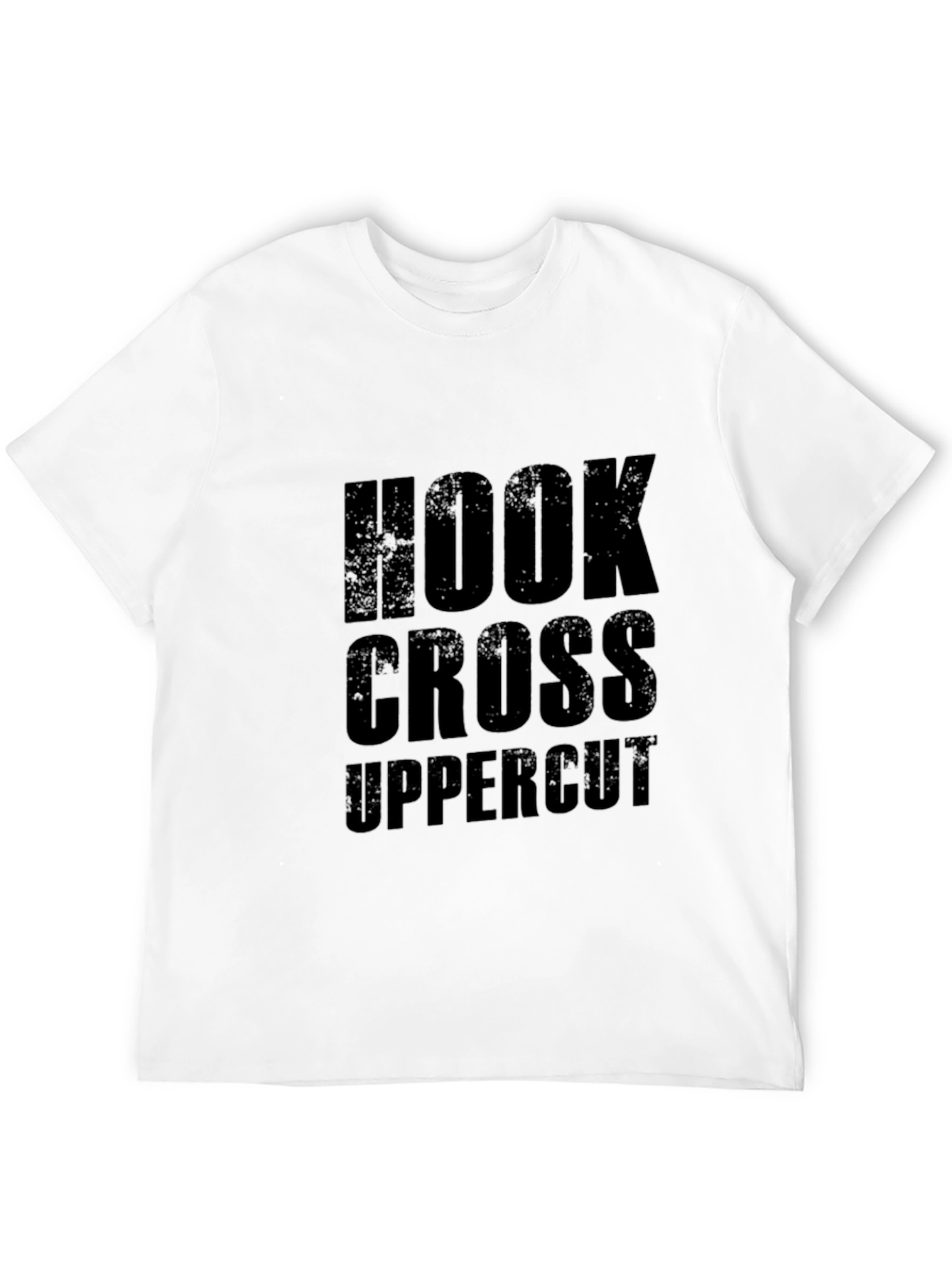 Hook Cross Uppercut Black T-Shirt