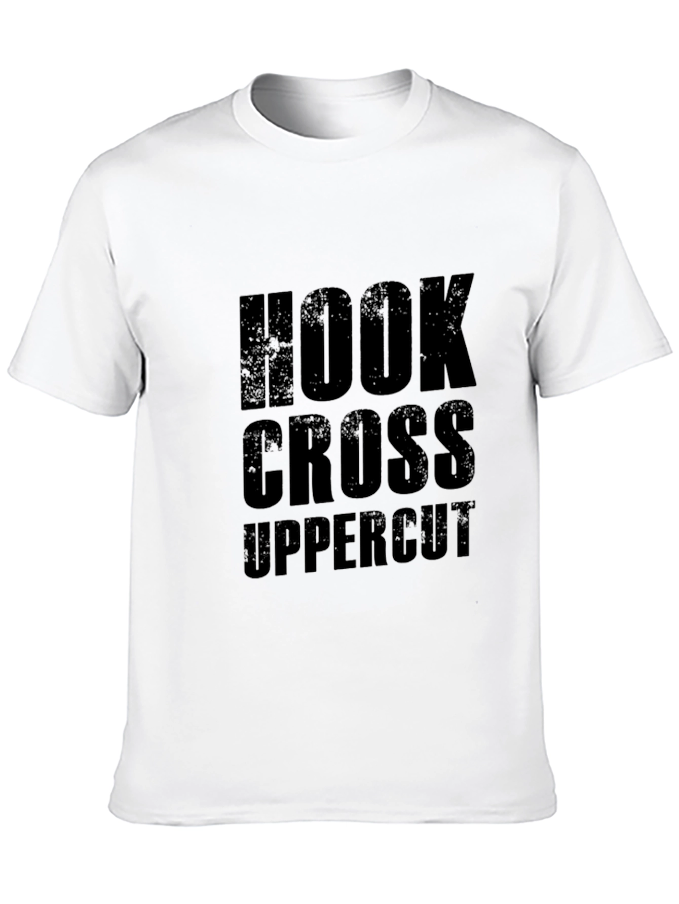 Hook Cross Uppercut Black T-Shirt