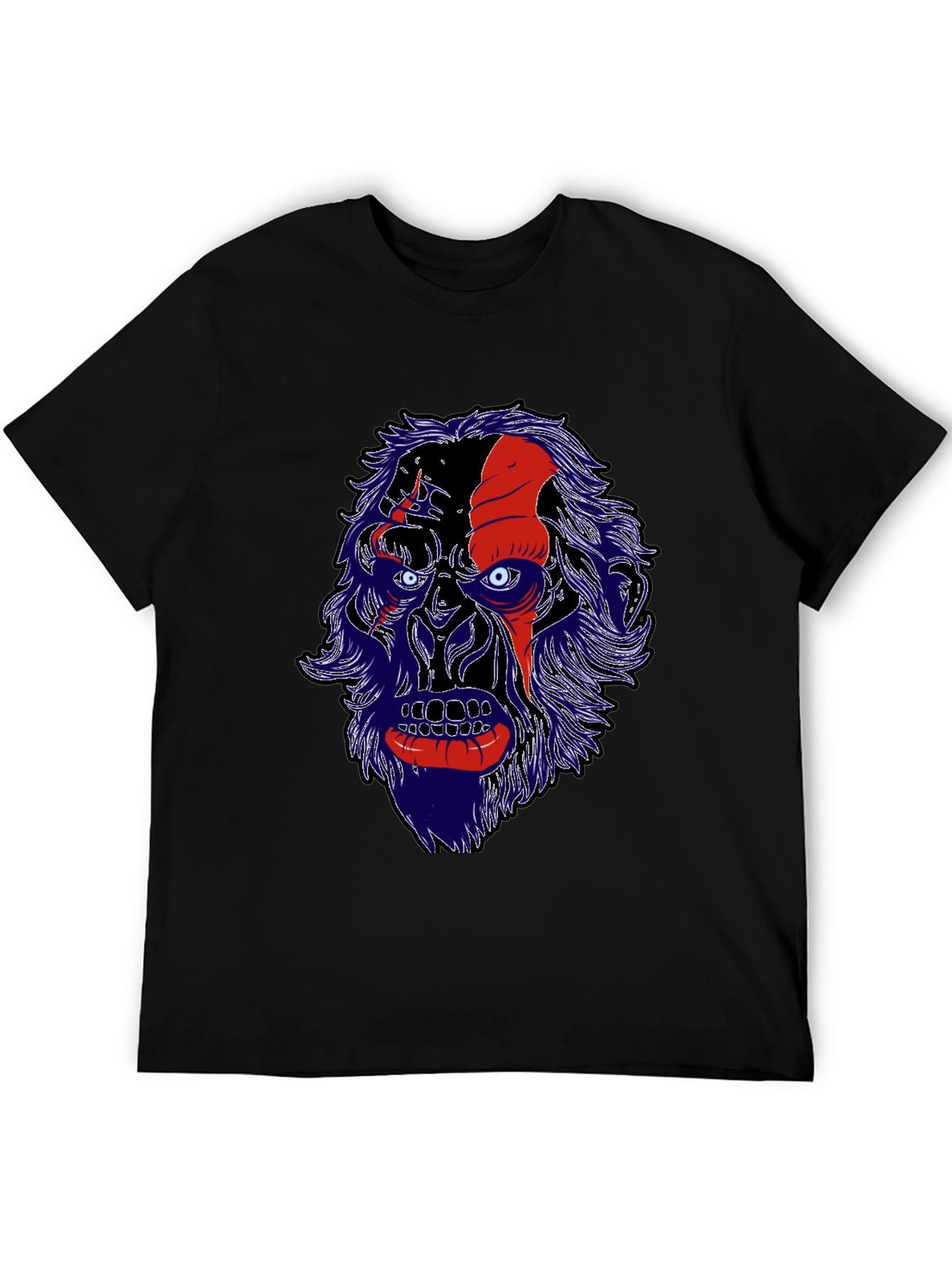 Unique Graphic Tee - Gorilla Face Design