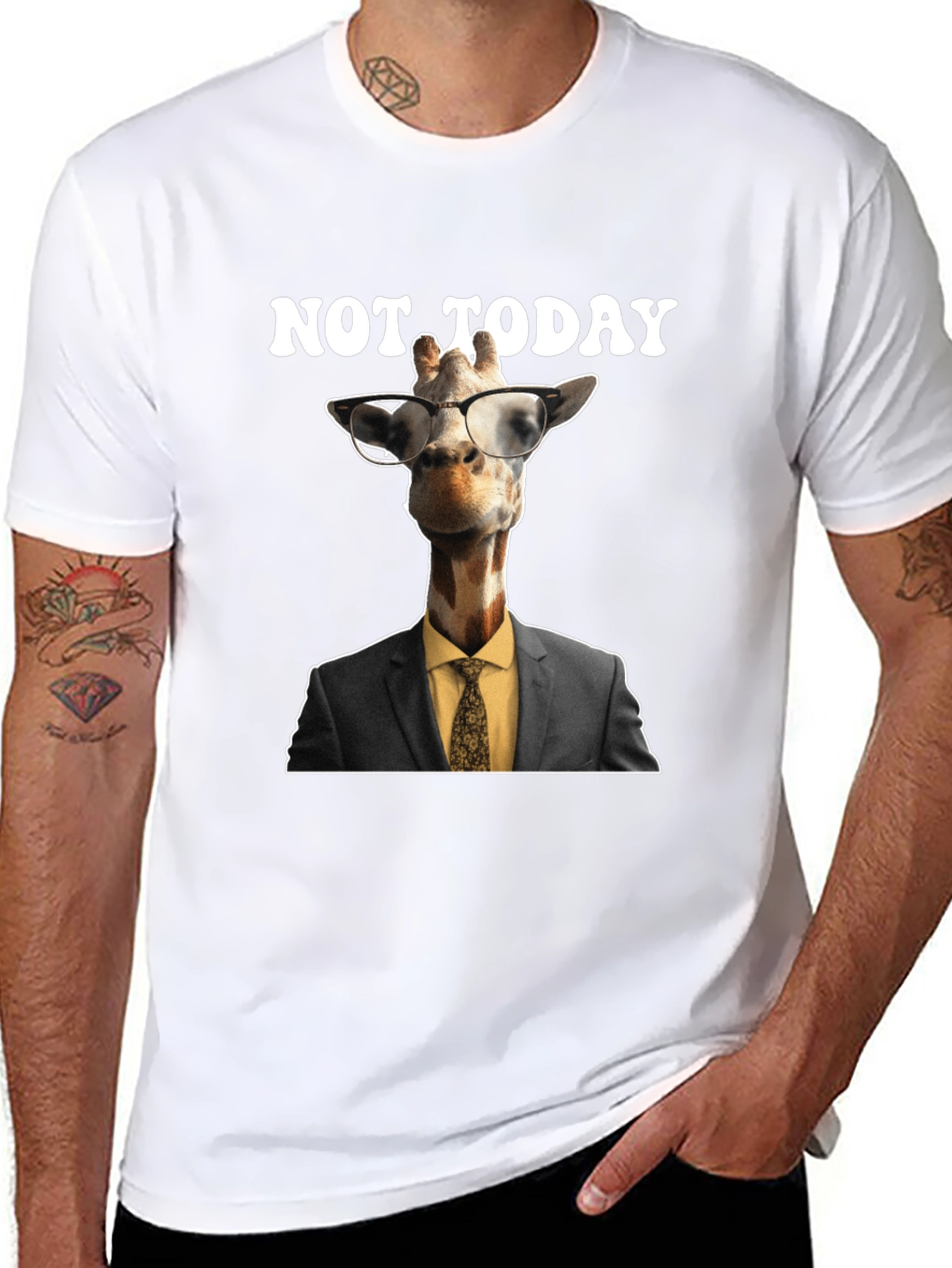 Not Today Giraffe T-Shirt