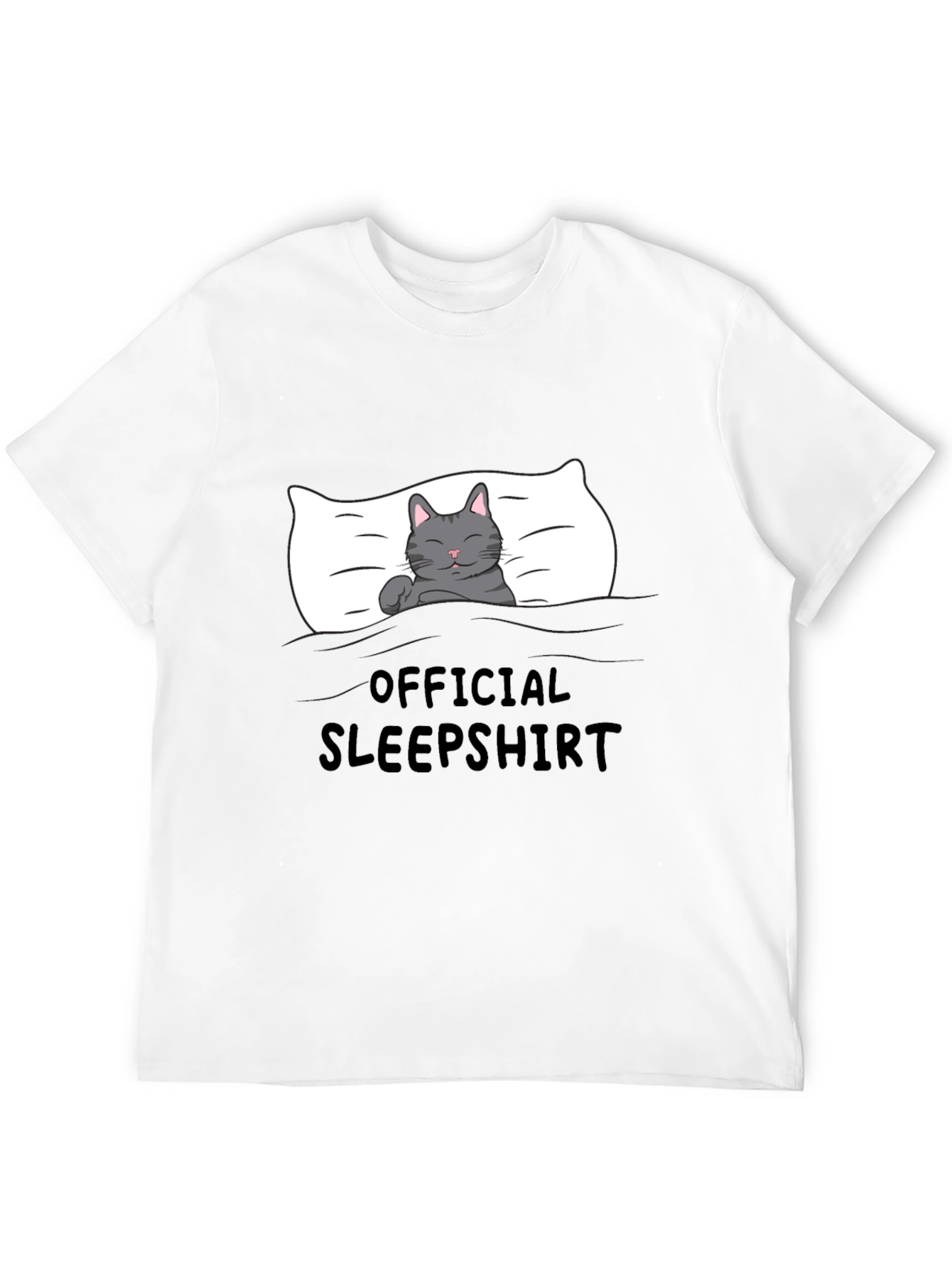 Official Sleepshirt - Cat on Pillow Design