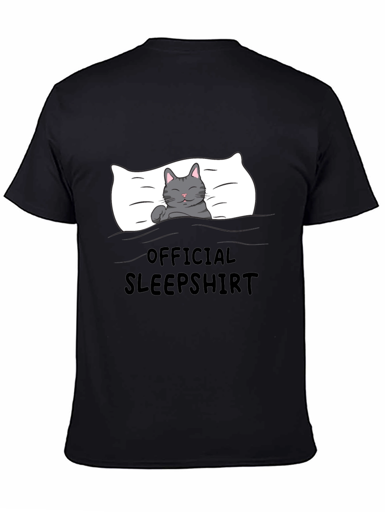 Official Sleepshirt - Cat on Pillow Design