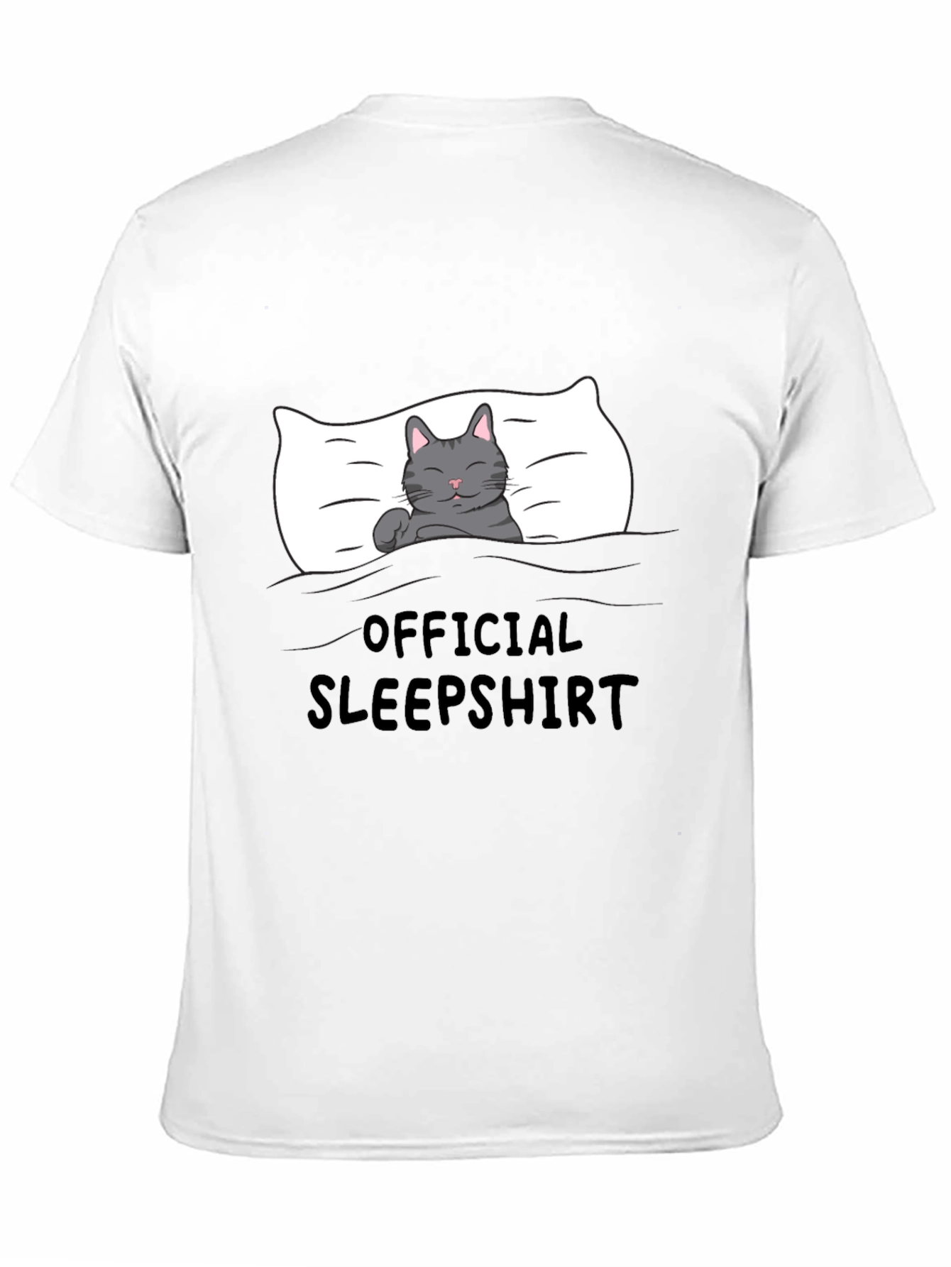 Official Sleepshirt - Cat on Pillow Design