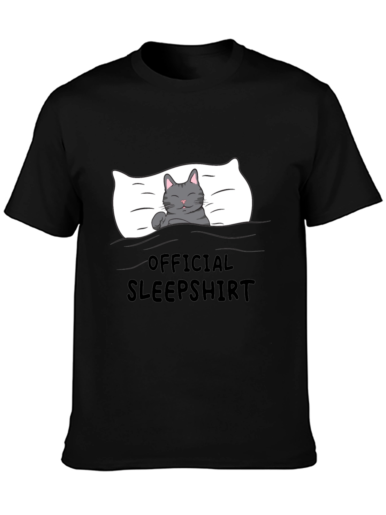 Official Sleepshirt - Cat on Pillow Design