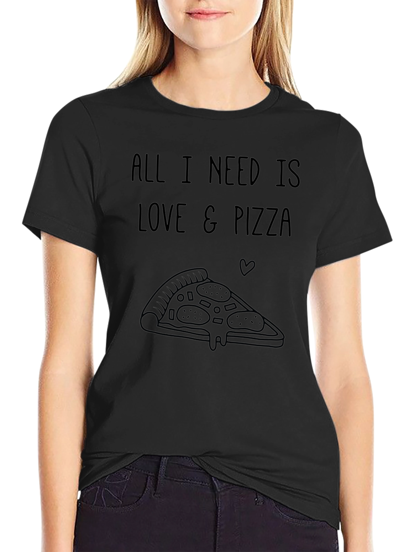 Love & Pizza Graphic Tee