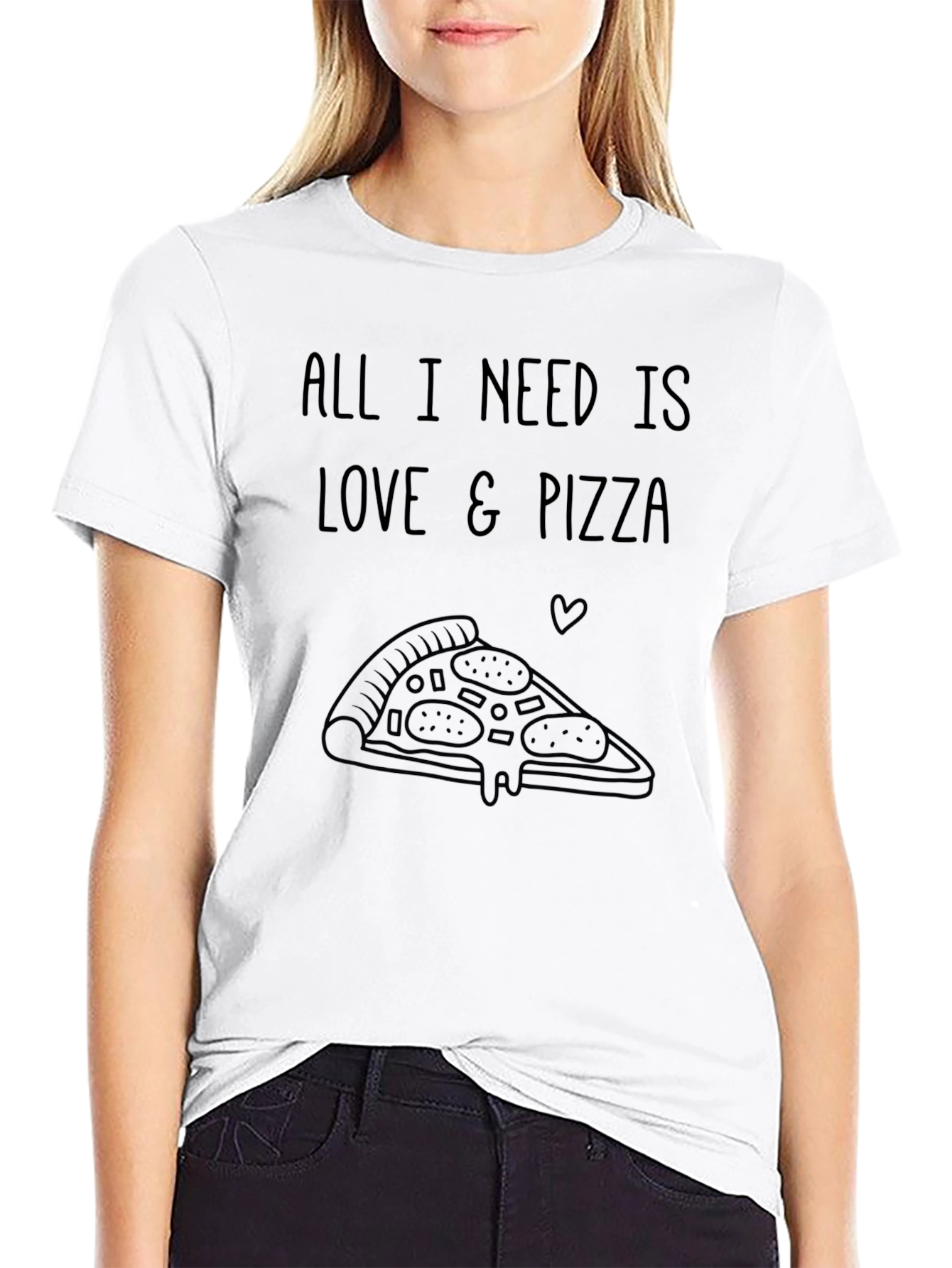 Love & Pizza Graphic Tee