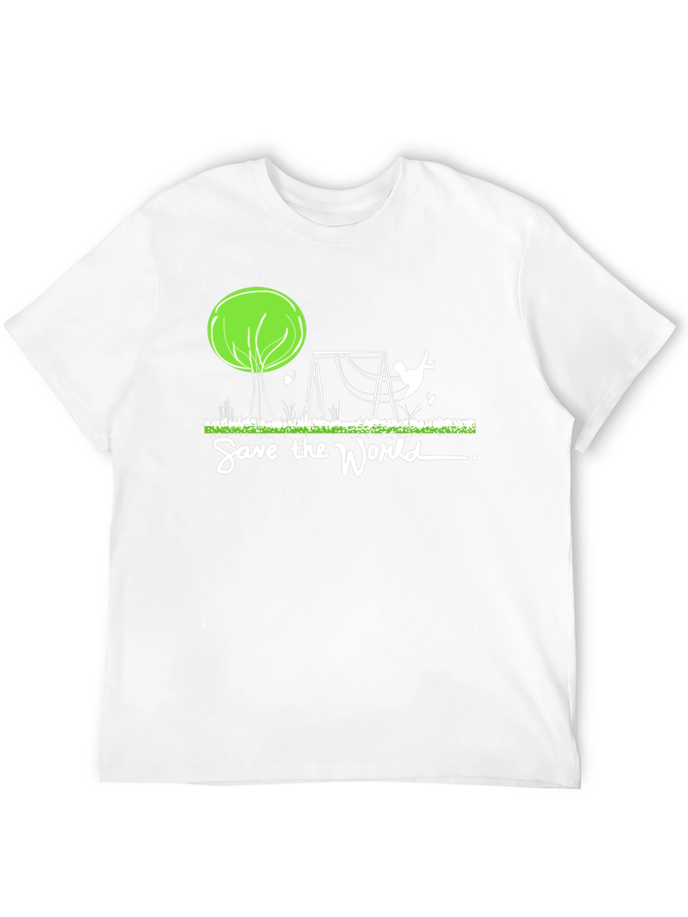Save the World Graphic Tee - Eco-Friendly Shirt