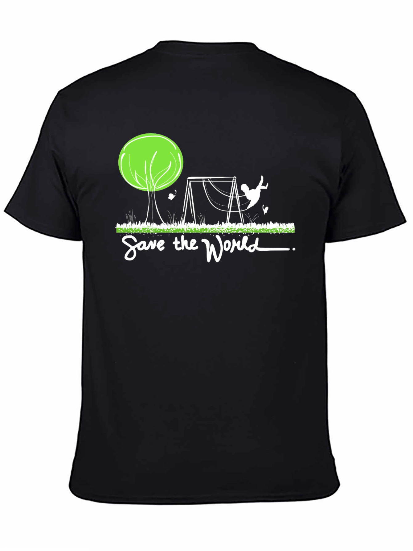 Save the World Graphic Tee - Eco-Friendly Shirt