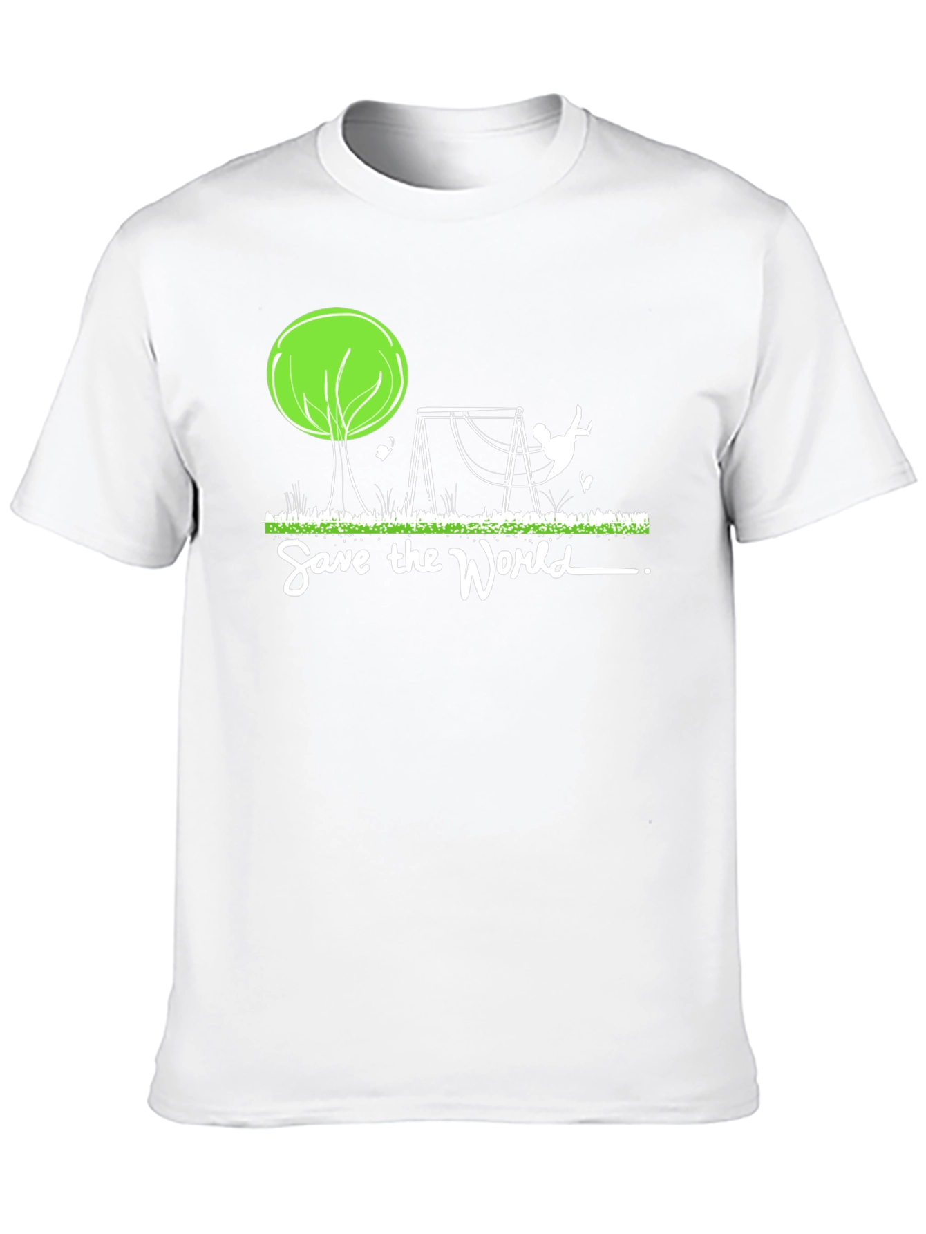 Save the World Graphic Tee - Eco-Friendly Shirt