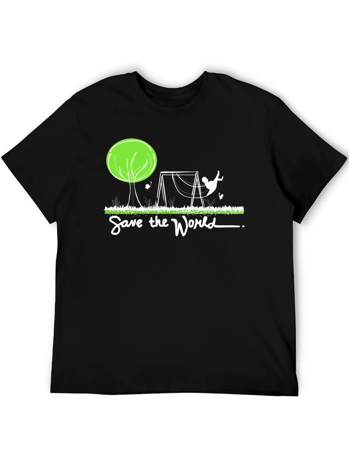 Save the World Graphic Tee - Eco-Friendly Shirt