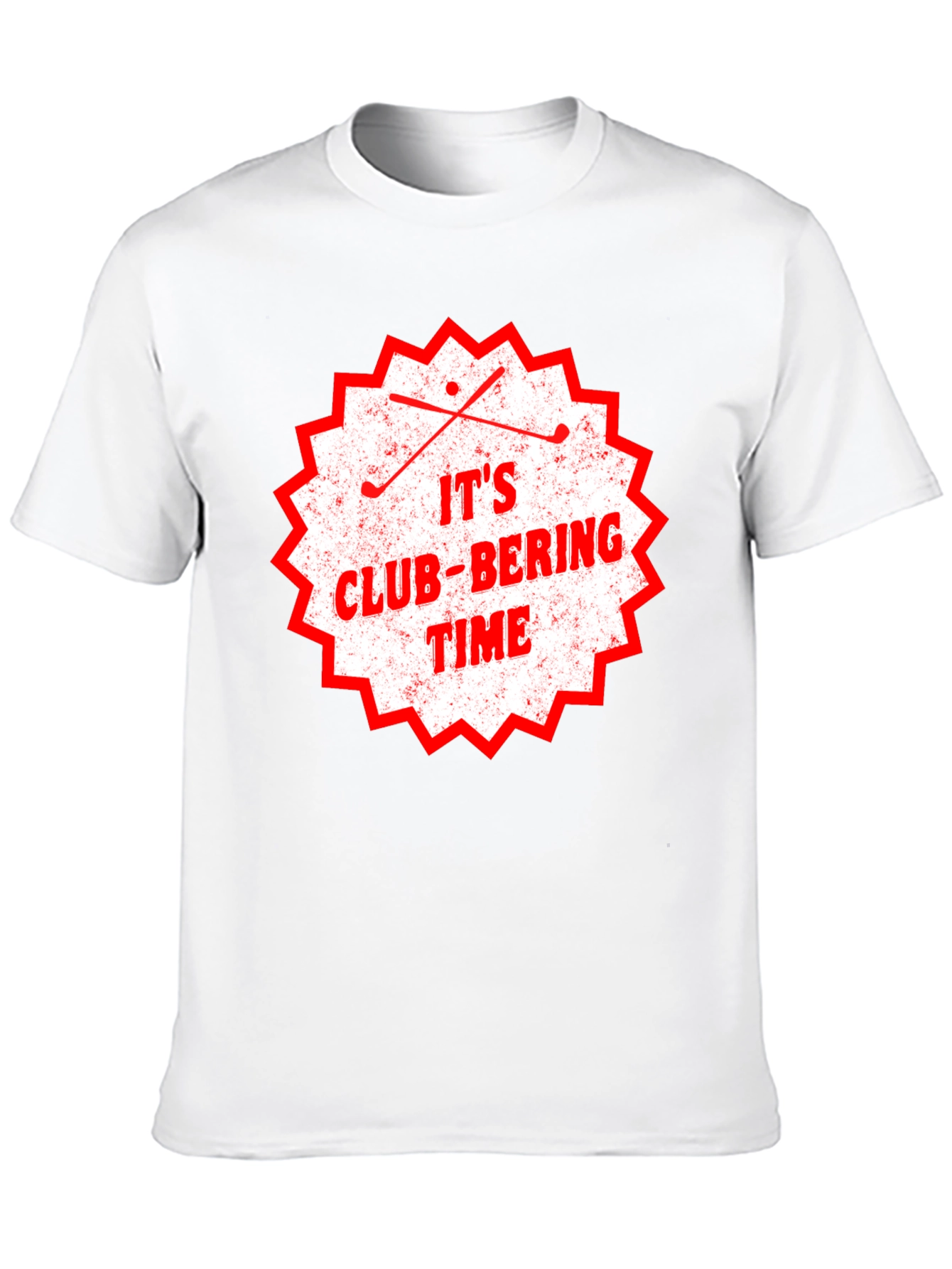 Its Club-Bering Time Mens Black T-Shirt