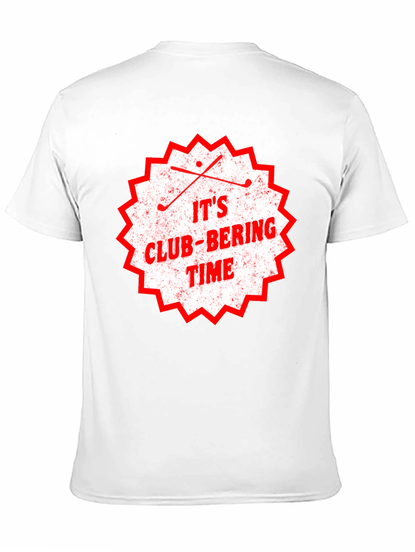 Its Club-Bering Time Mens Black T-Shirt