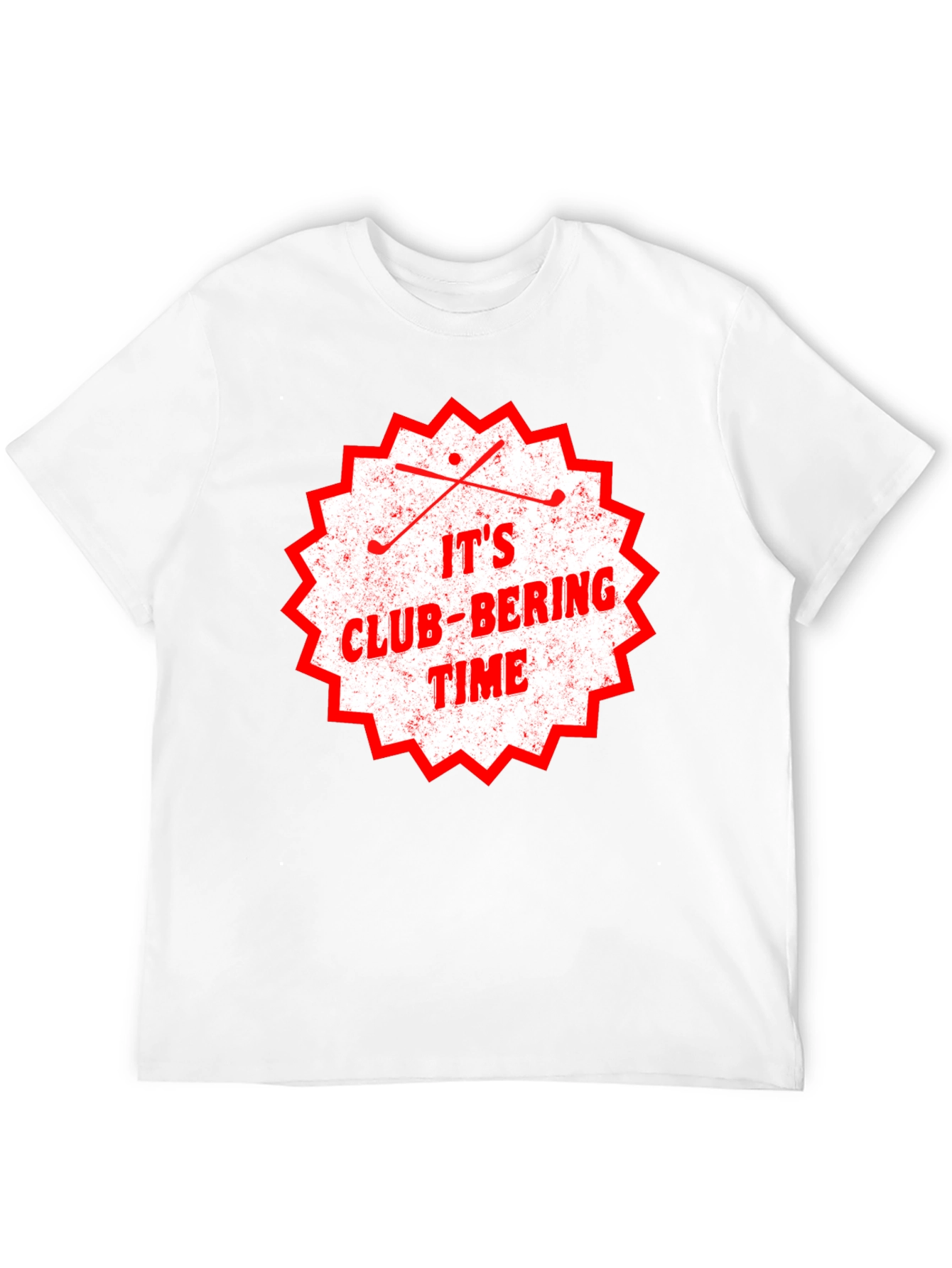 Its Club-Bering Time Mens Black T-Shirt