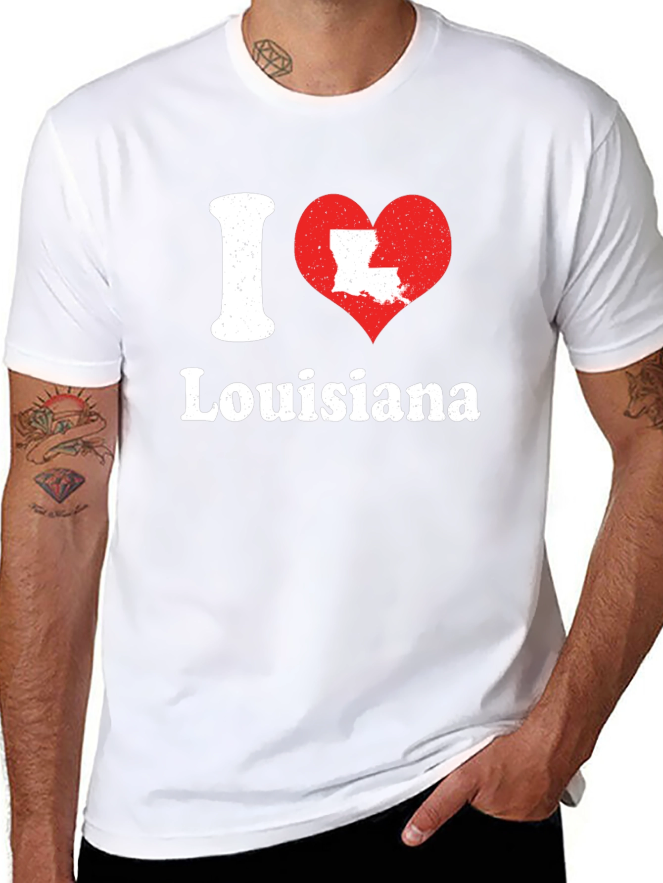 I Love Louisiana State Pride T-Shirt