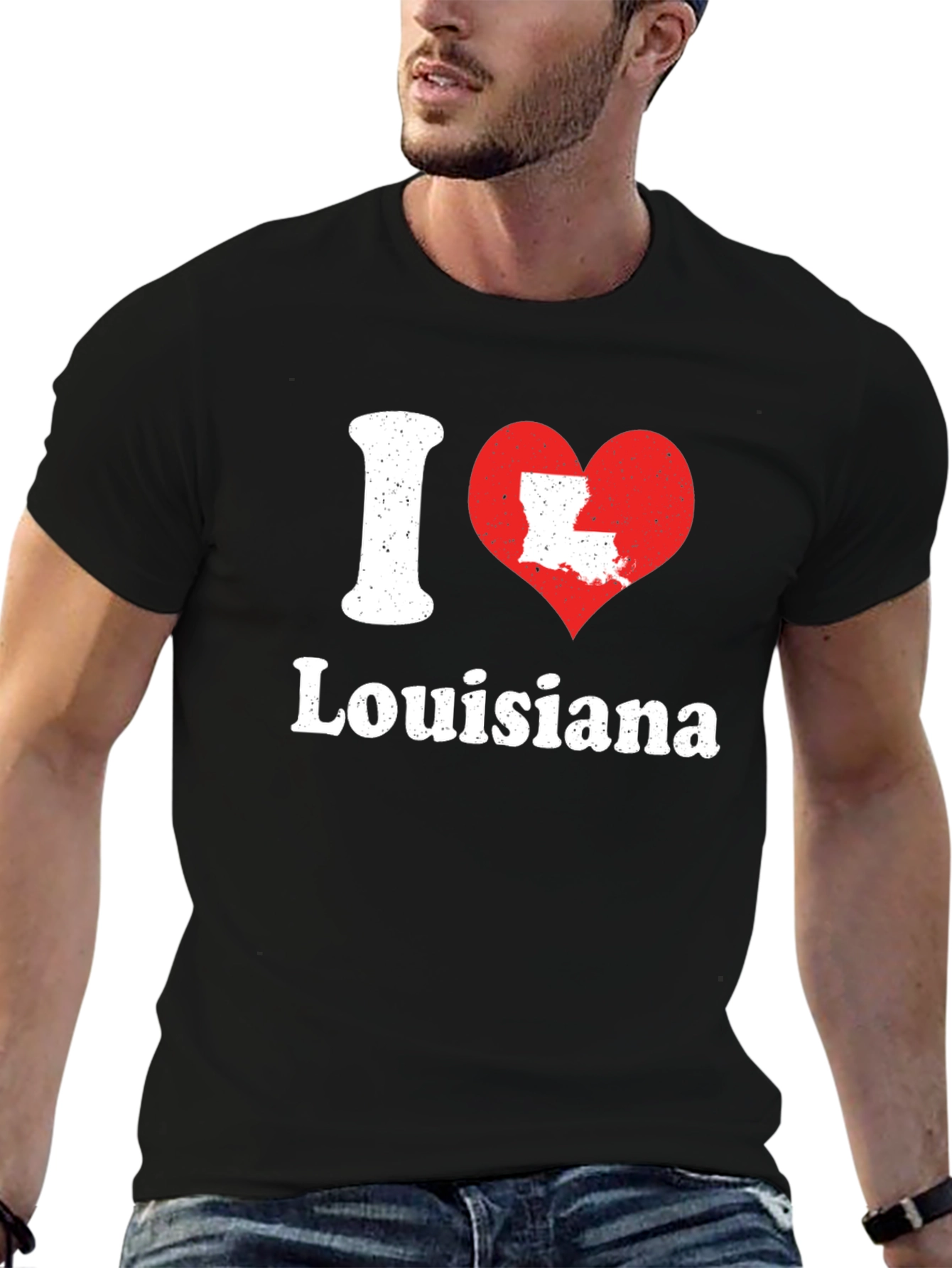 I Love Louisiana State Pride T-Shirt