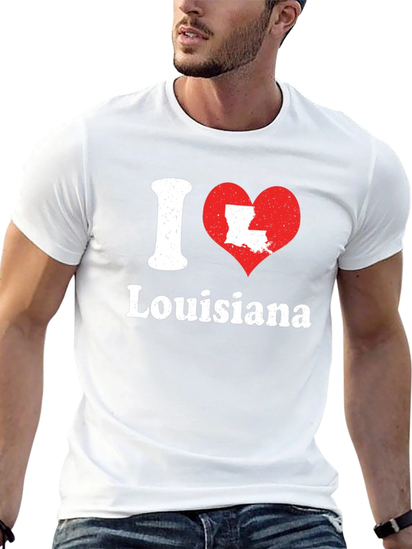 I Love Louisiana State Pride T-Shirt