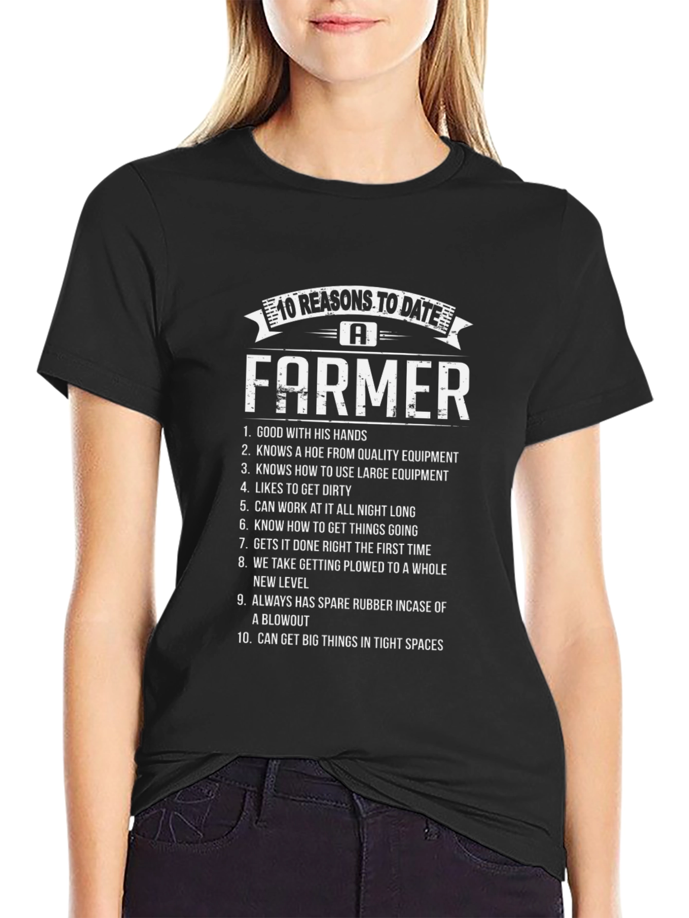 10 Reasons to Date a Farmer T-Shirt