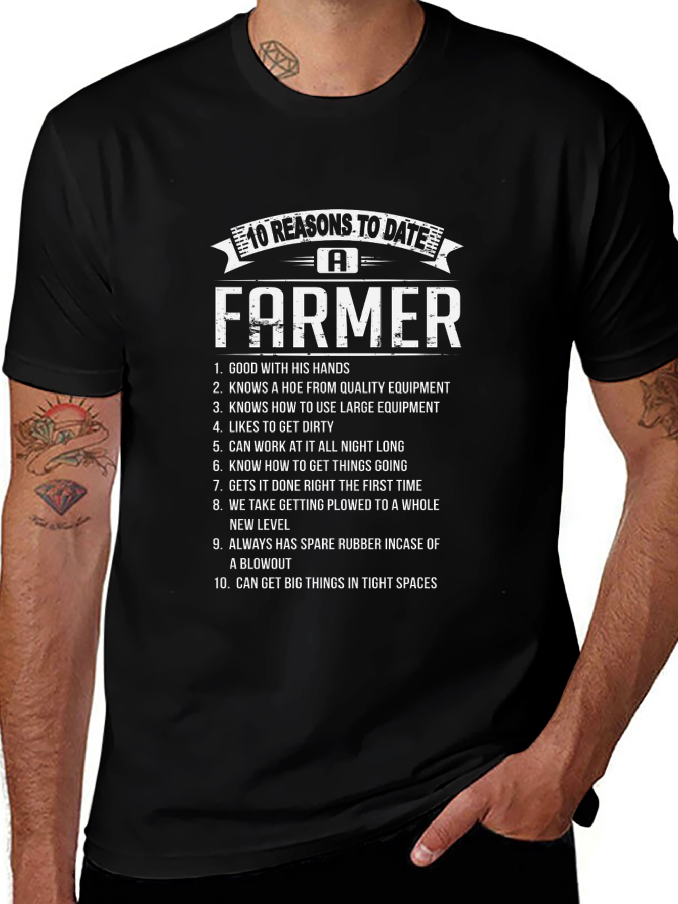 10 Reasons to Date a Farmer T-Shirt