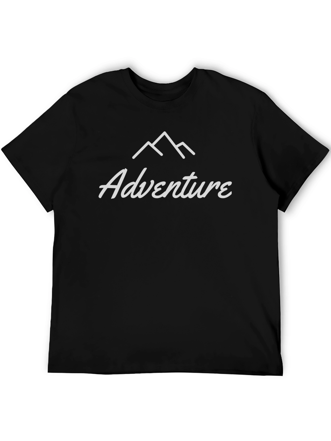 Adventure Mountain Graphic Tee - Black