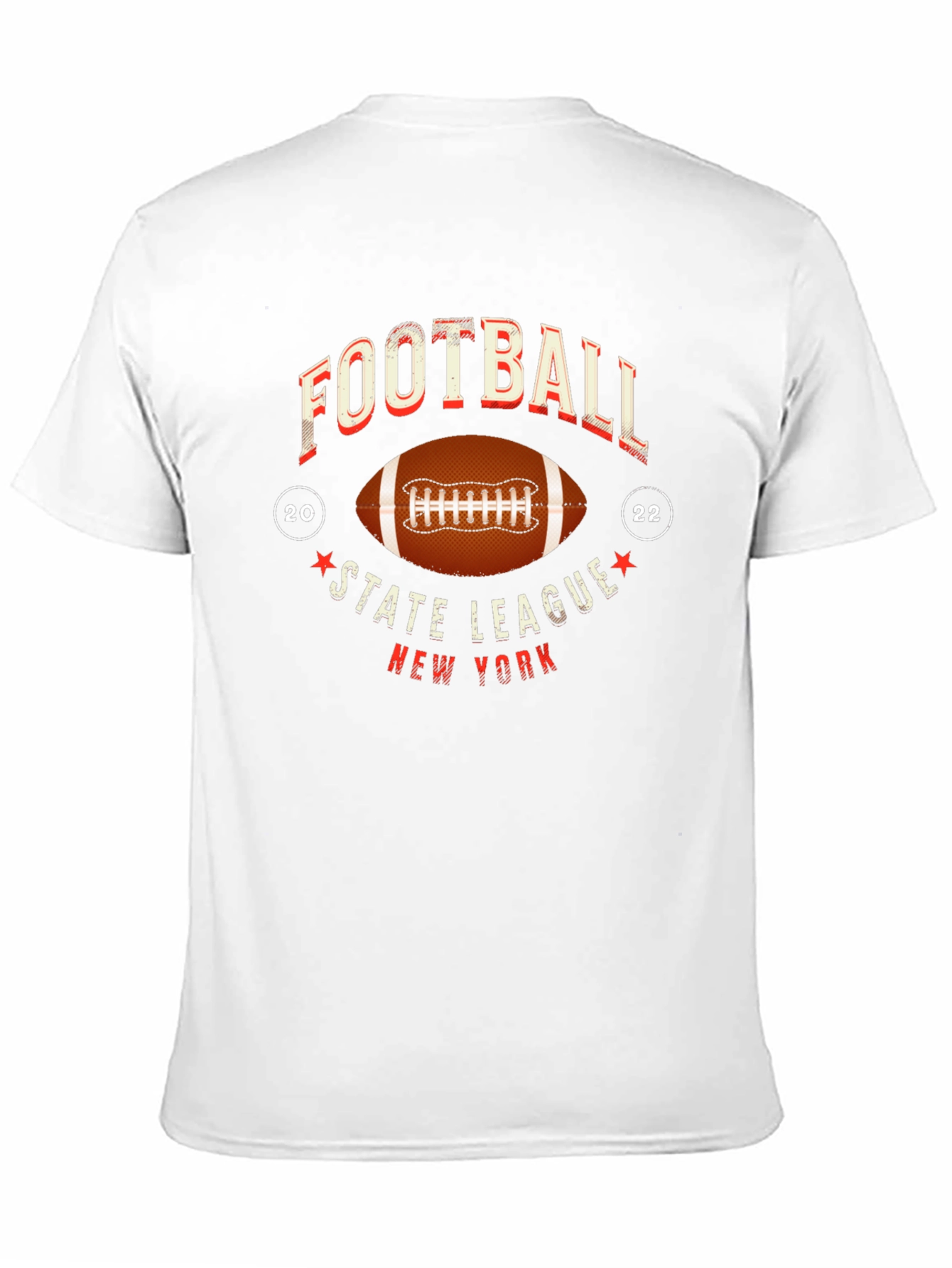 Football State League New York Graphic T-Shirt