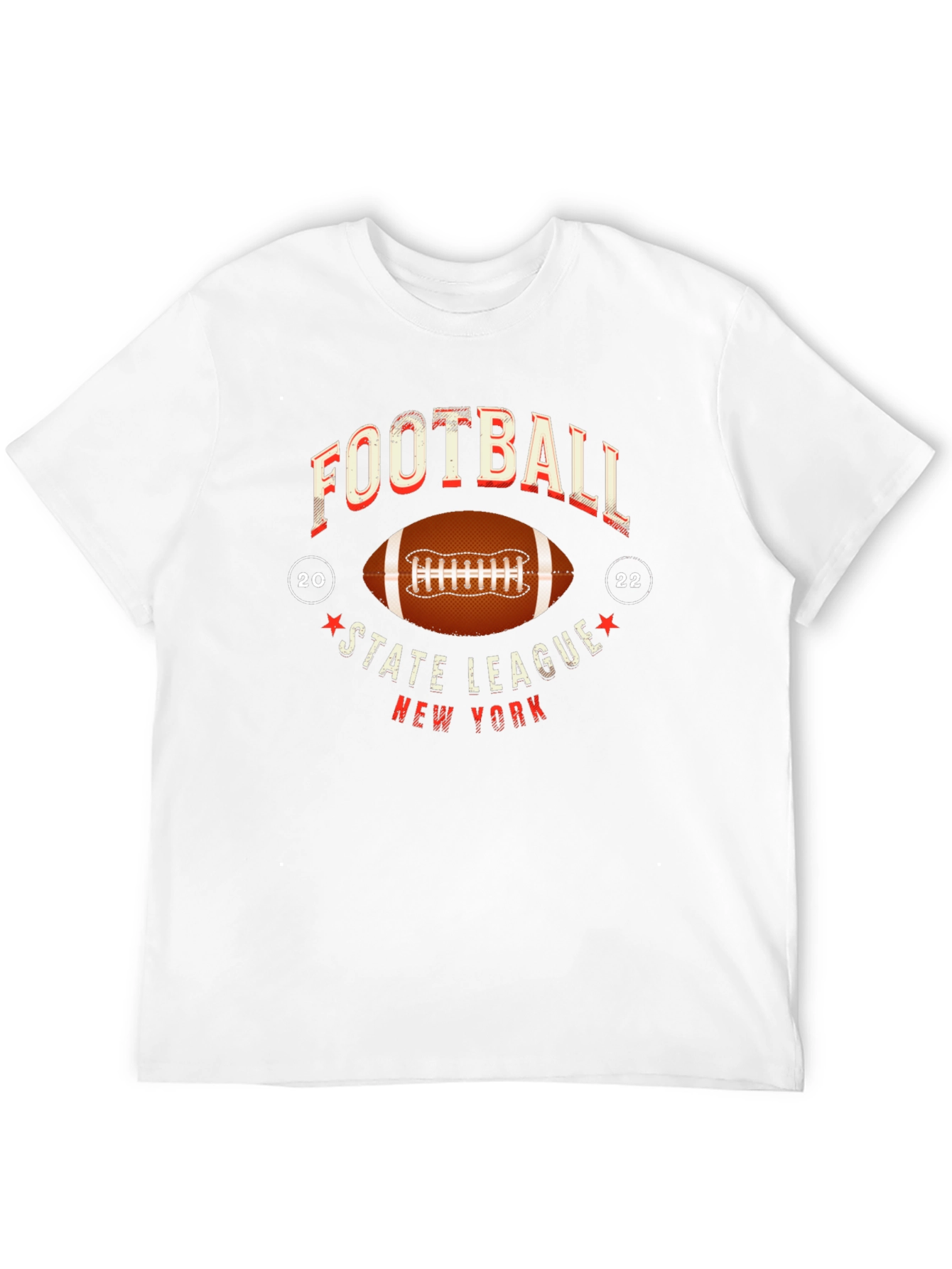 Football State League New York Graphic T-Shirt
