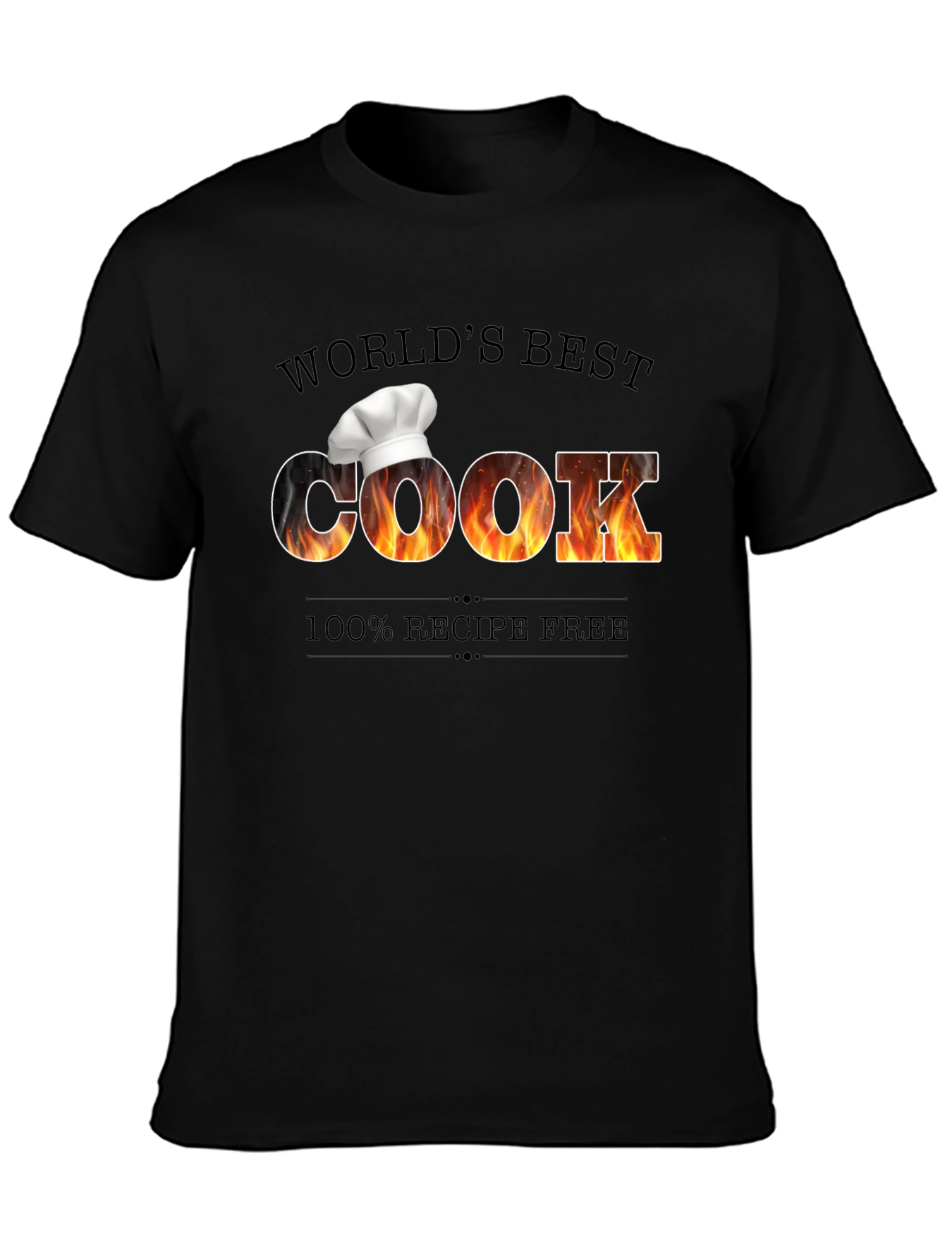 Worlds Best Cook T-Shirt - Recipe Free
