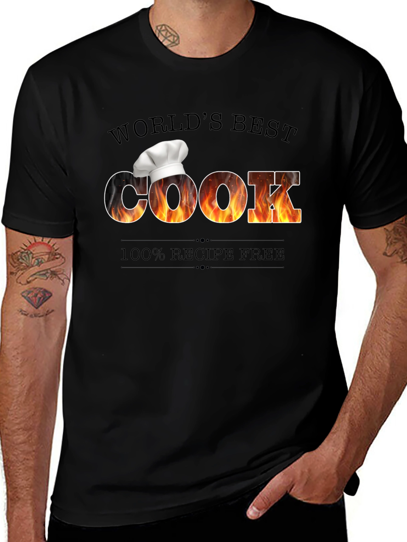 Worlds Best Cook T-Shirt - Recipe Free