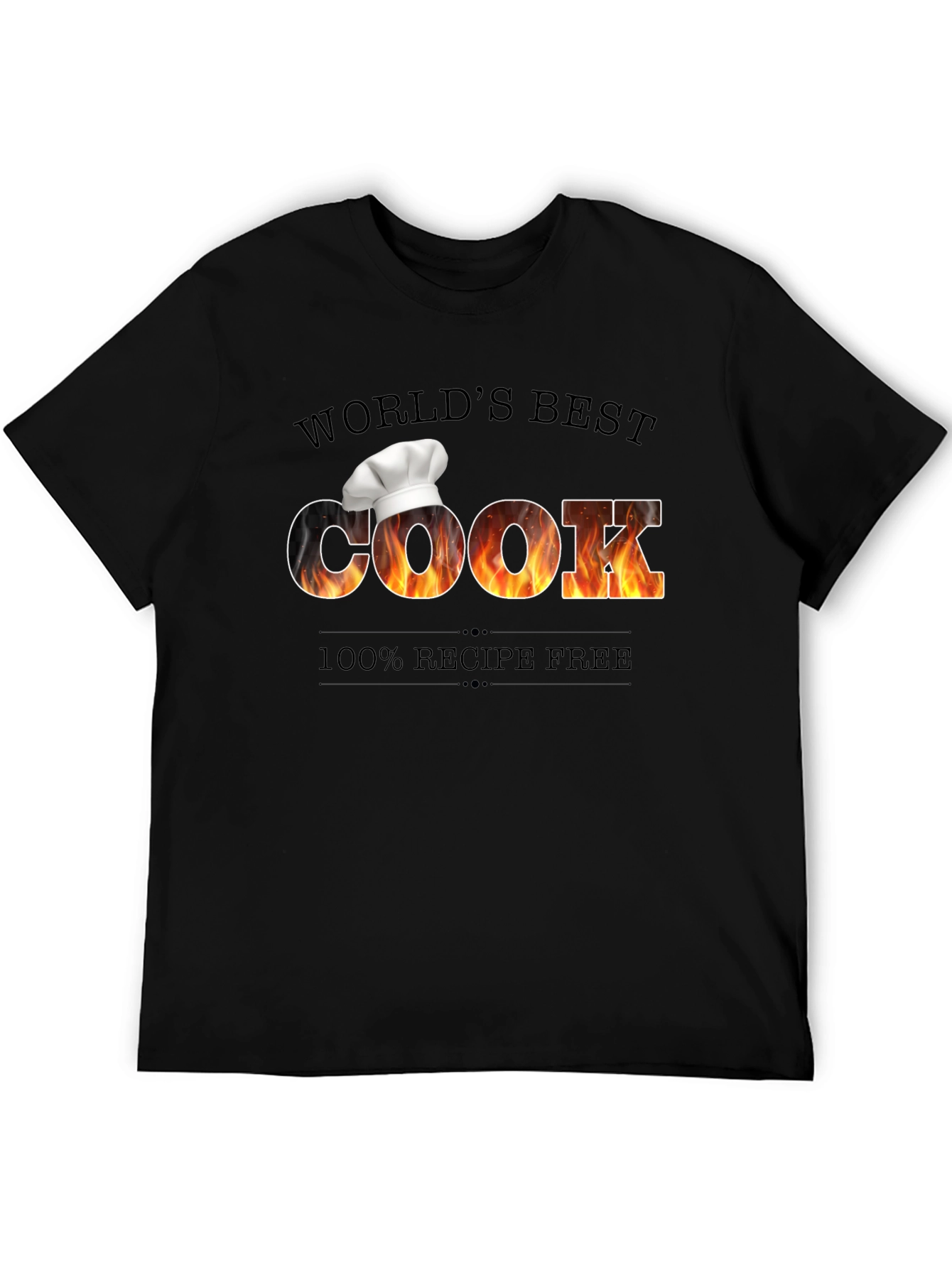 Worlds Best Cook T-Shirt - Recipe Free