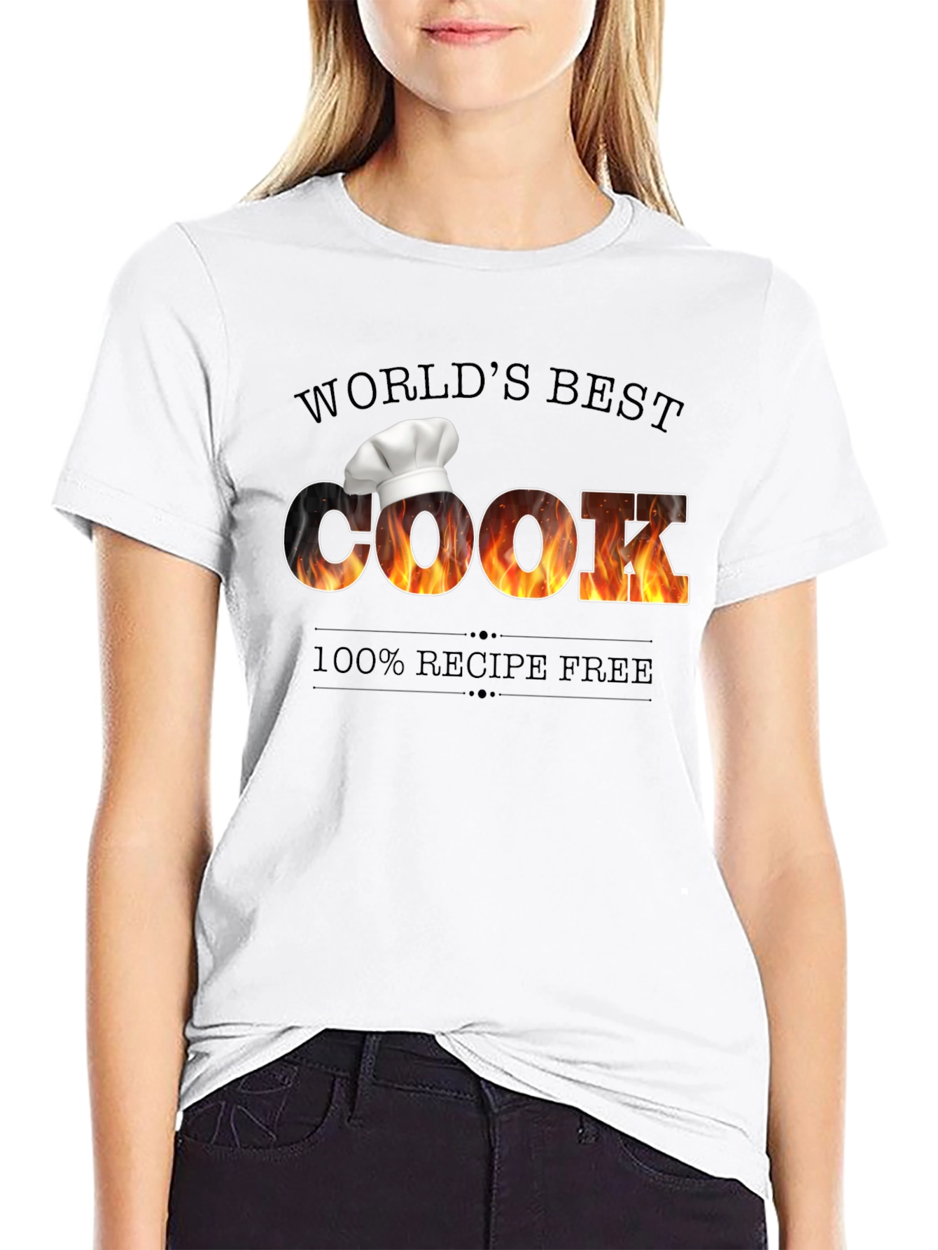 Worlds Best Cook T-Shirt - Recipe Free