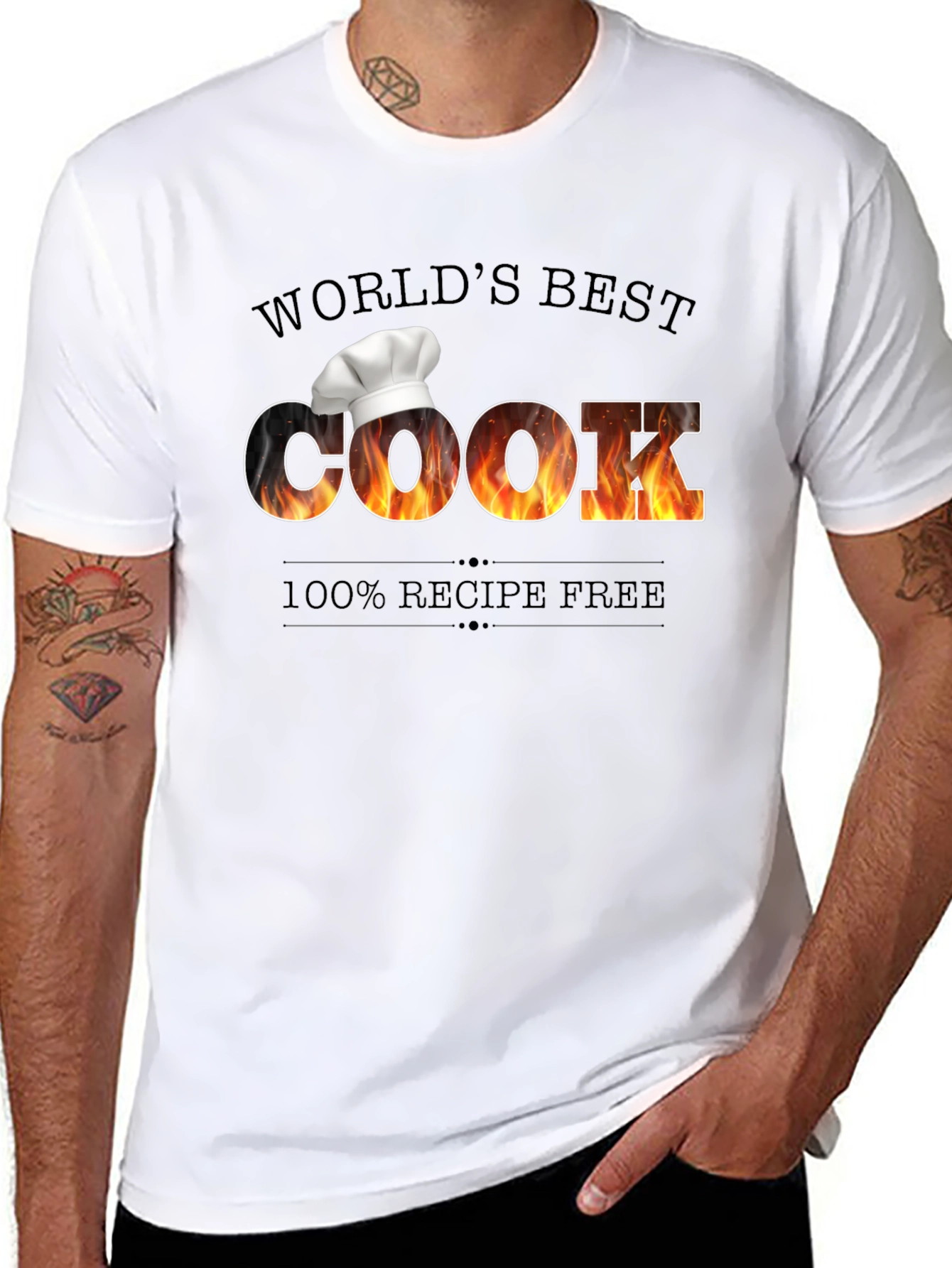 Worlds Best Cook T-Shirt - Recipe Free