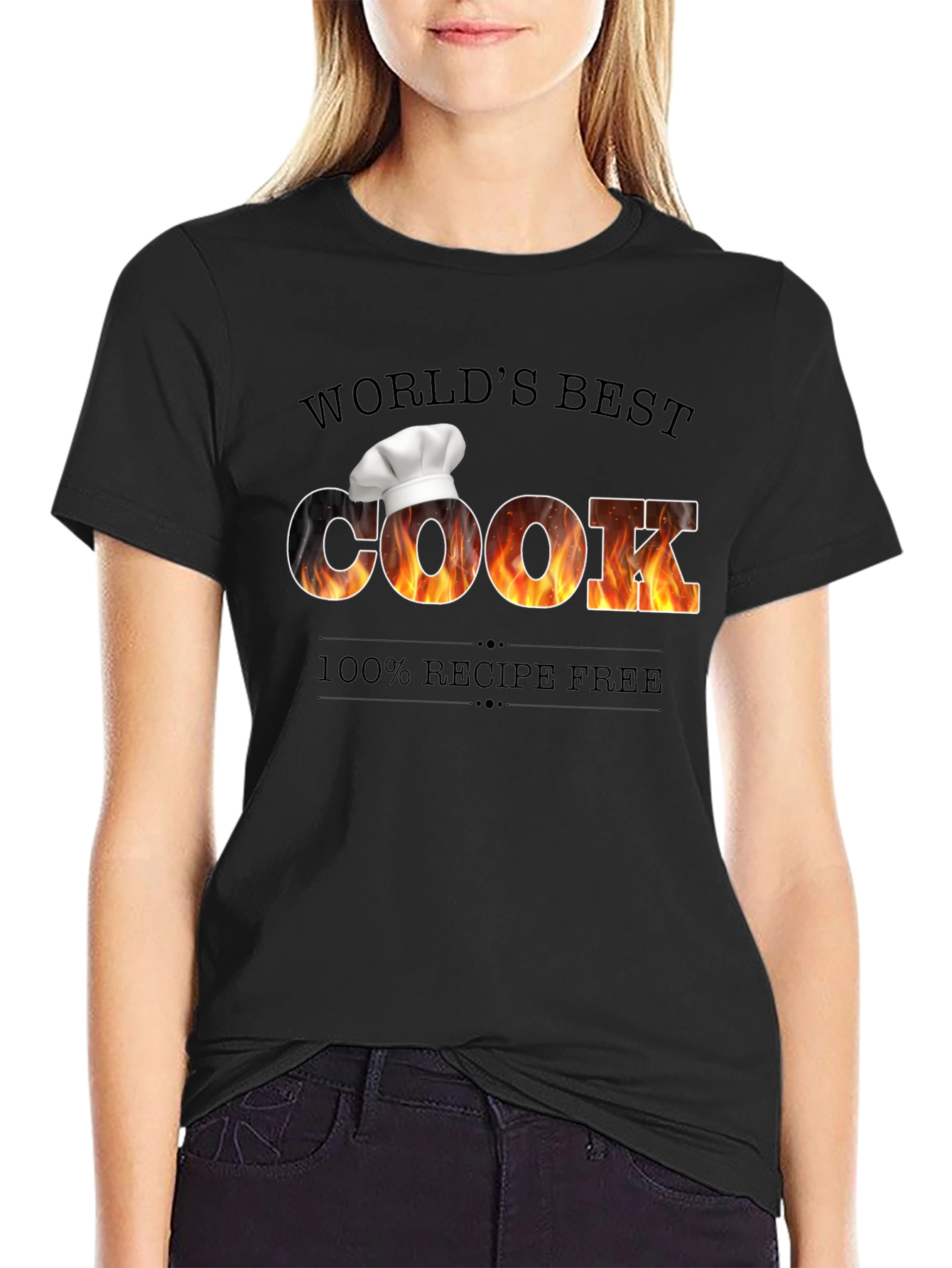 Worlds Best Cook T-Shirt - Recipe Free