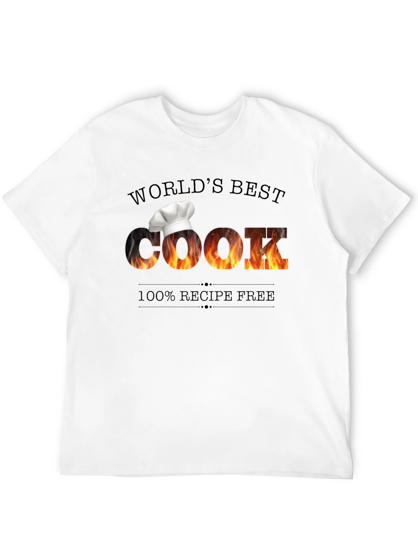 Worlds Best Cook T-Shirt - Recipe Free