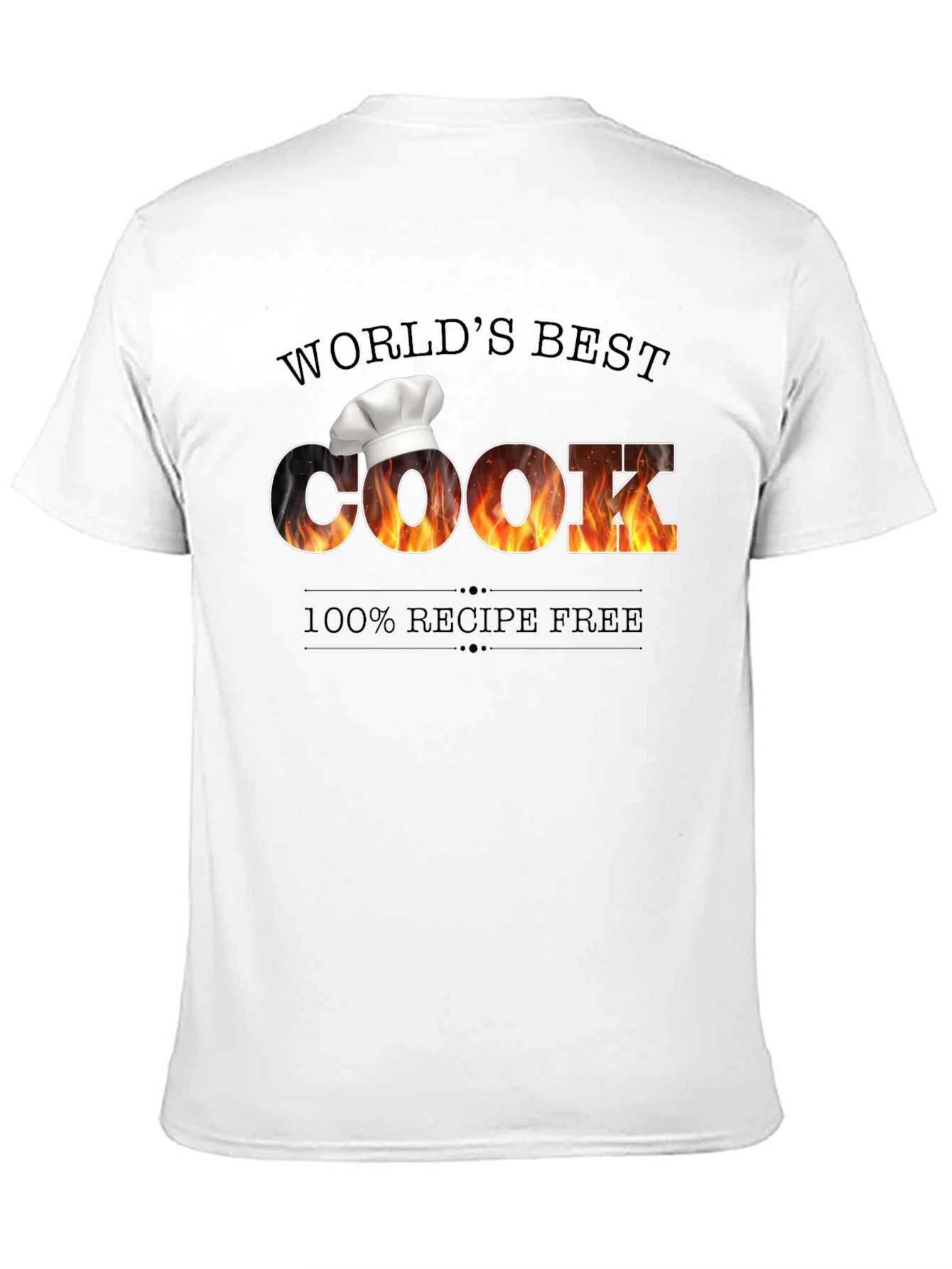 Worlds Best Cook T-Shirt - Recipe Free