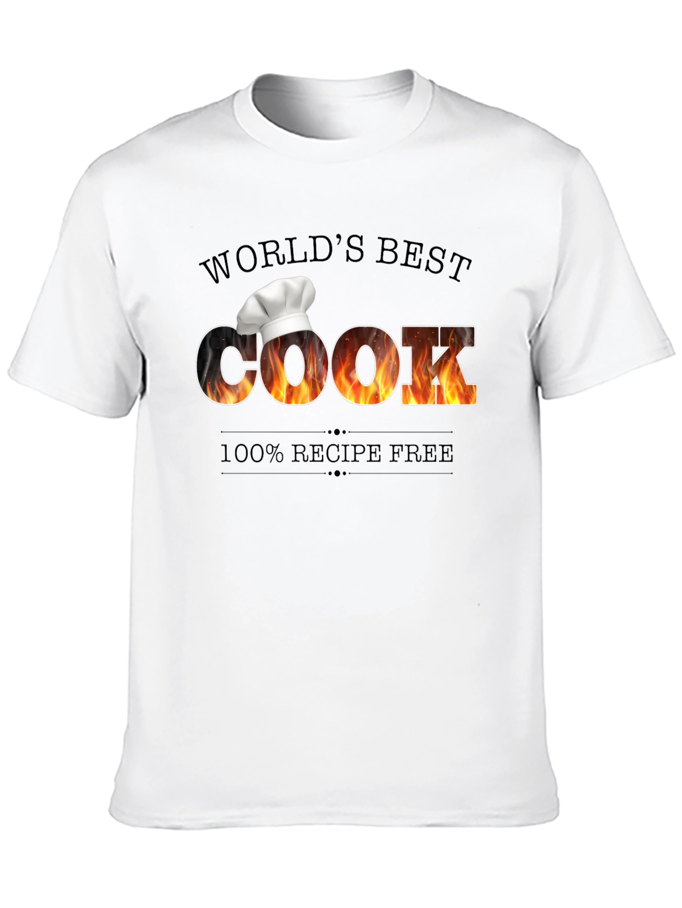 Worlds Best Cook T-Shirt - Recipe Free