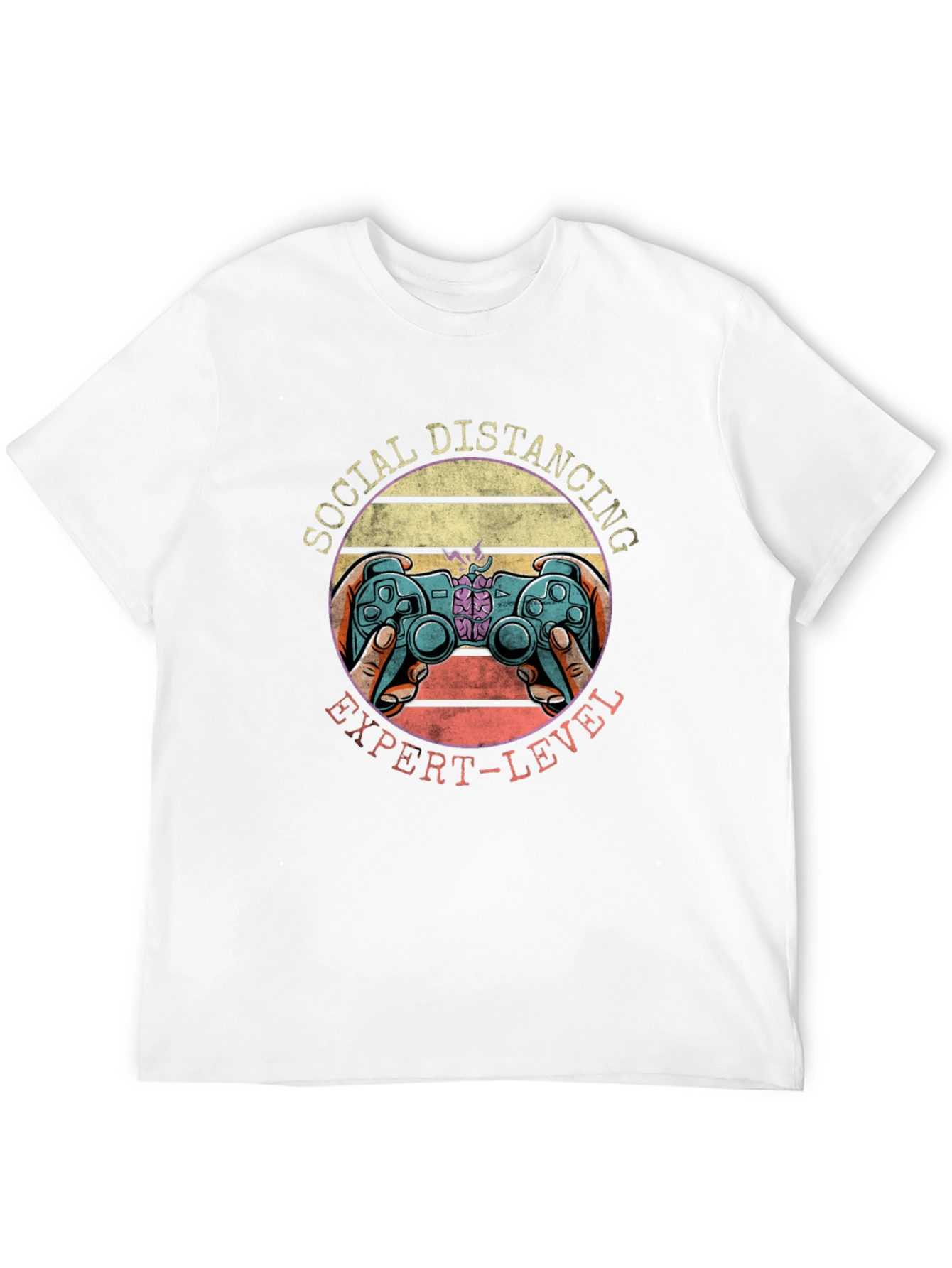 Social Distancing Expert Gamer T-Shirt