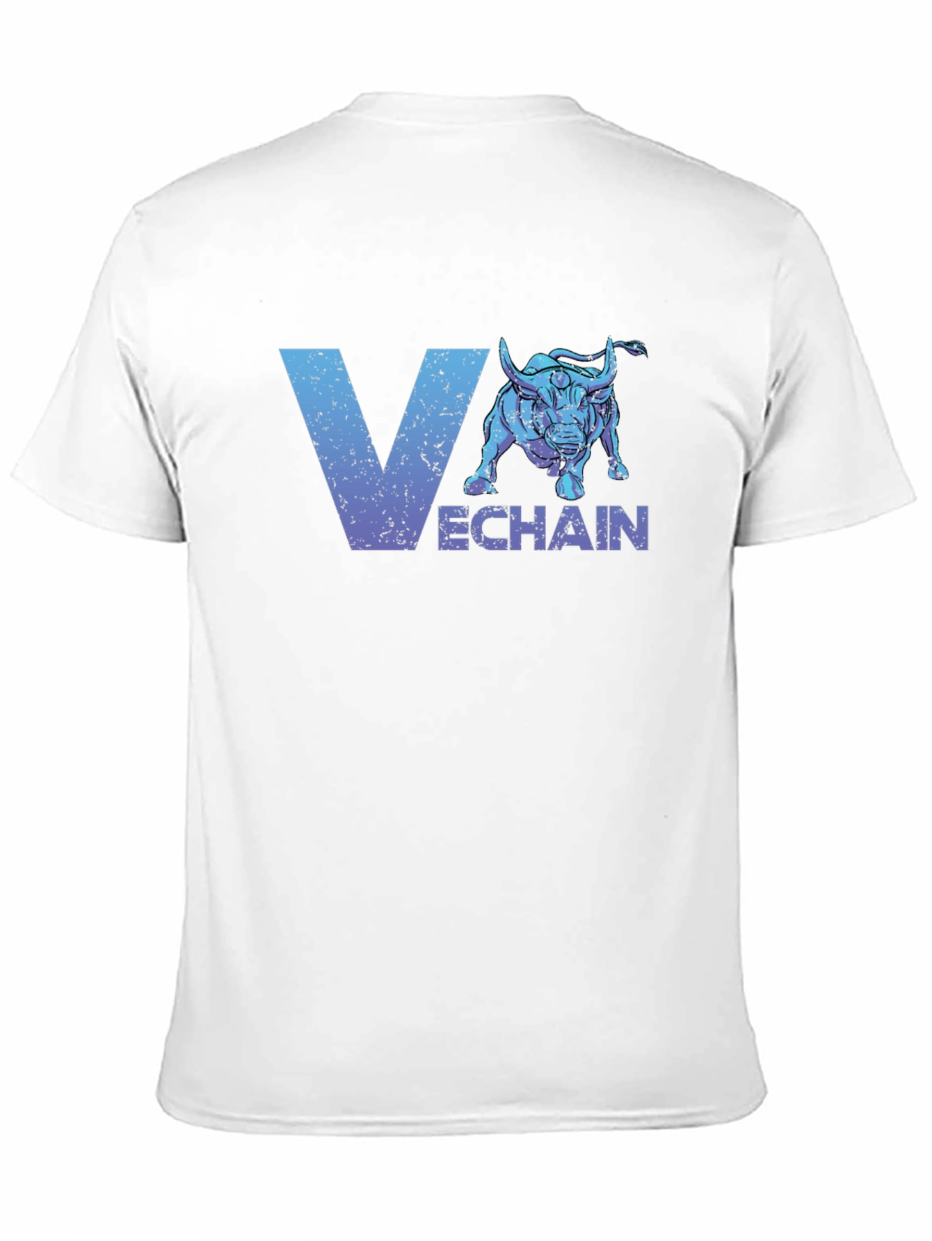 VeChain Bull Logo Graphic Black T-Shirt
