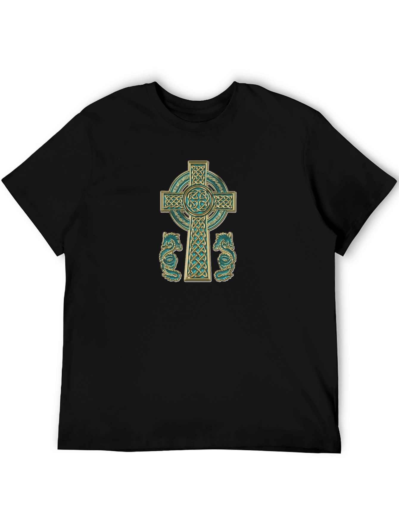 Celtic Knot Cross Graphic T-Shirt