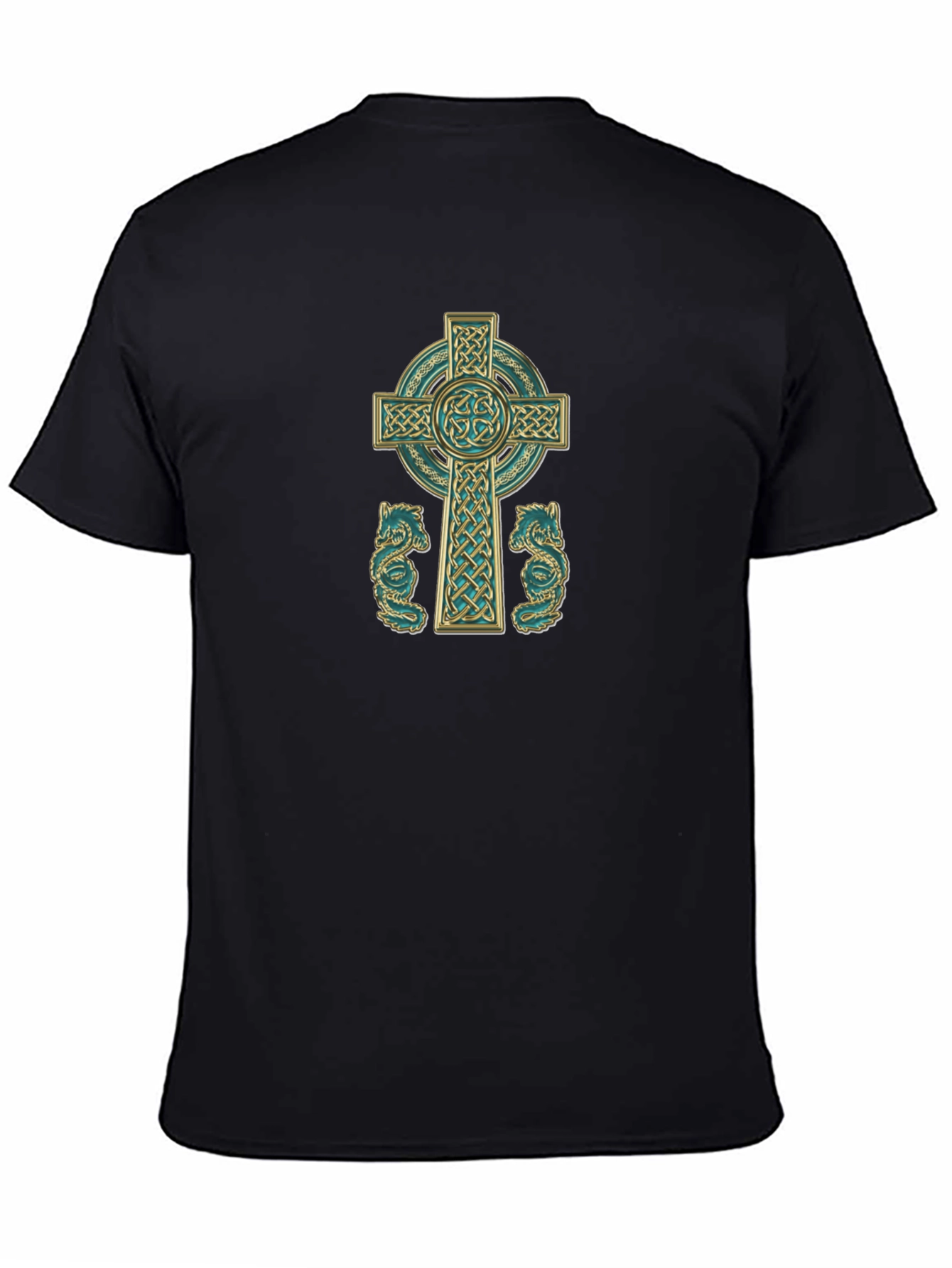 Celtic Knot Cross Graphic T-Shirt